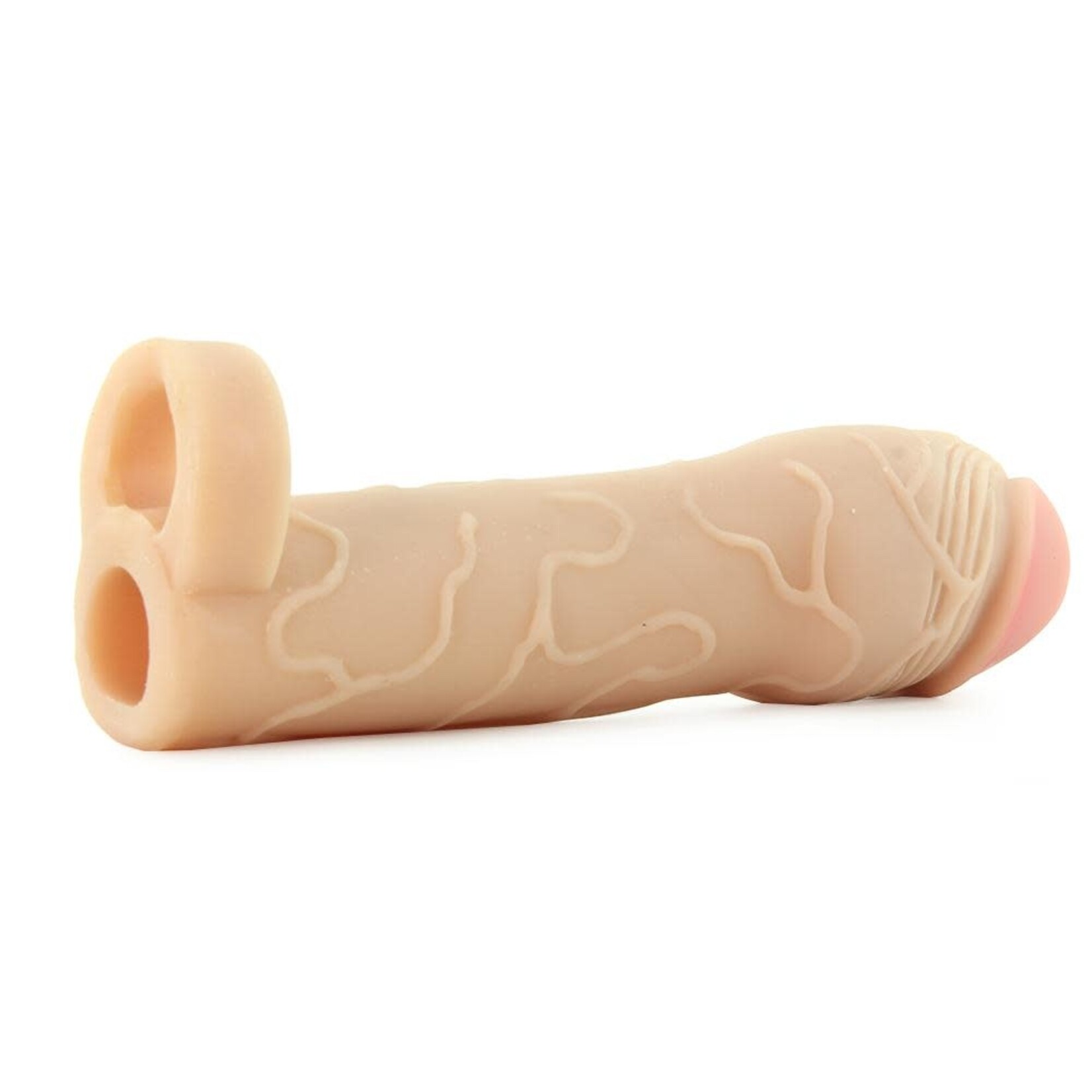 PIPEDREAM FANTASY X-TENSIONS PERFECT 2" EXTENSION WITH BALL STRAP - LIGHT