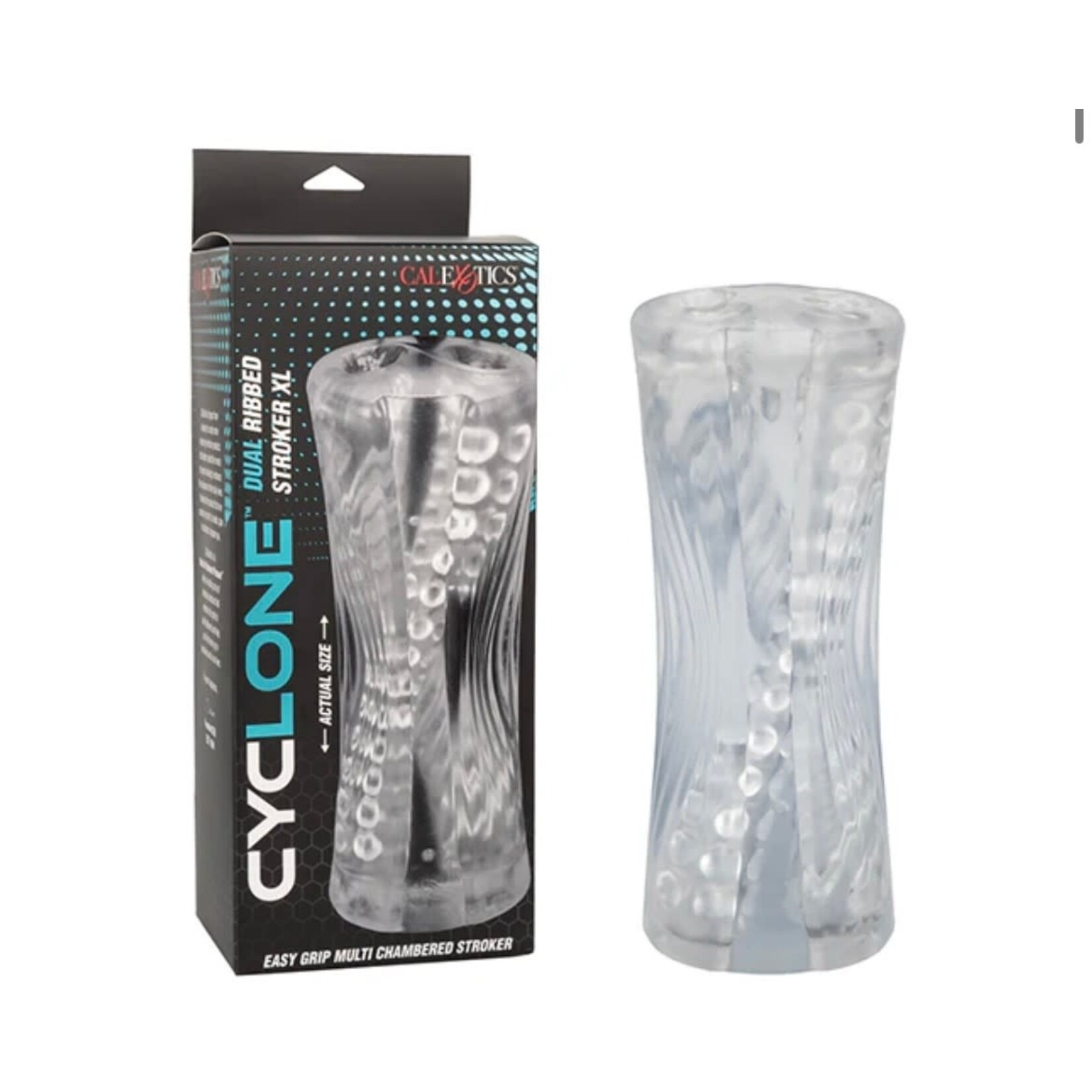CALEXOTICS CYCLONE DUAL RIBBED STROKER XL