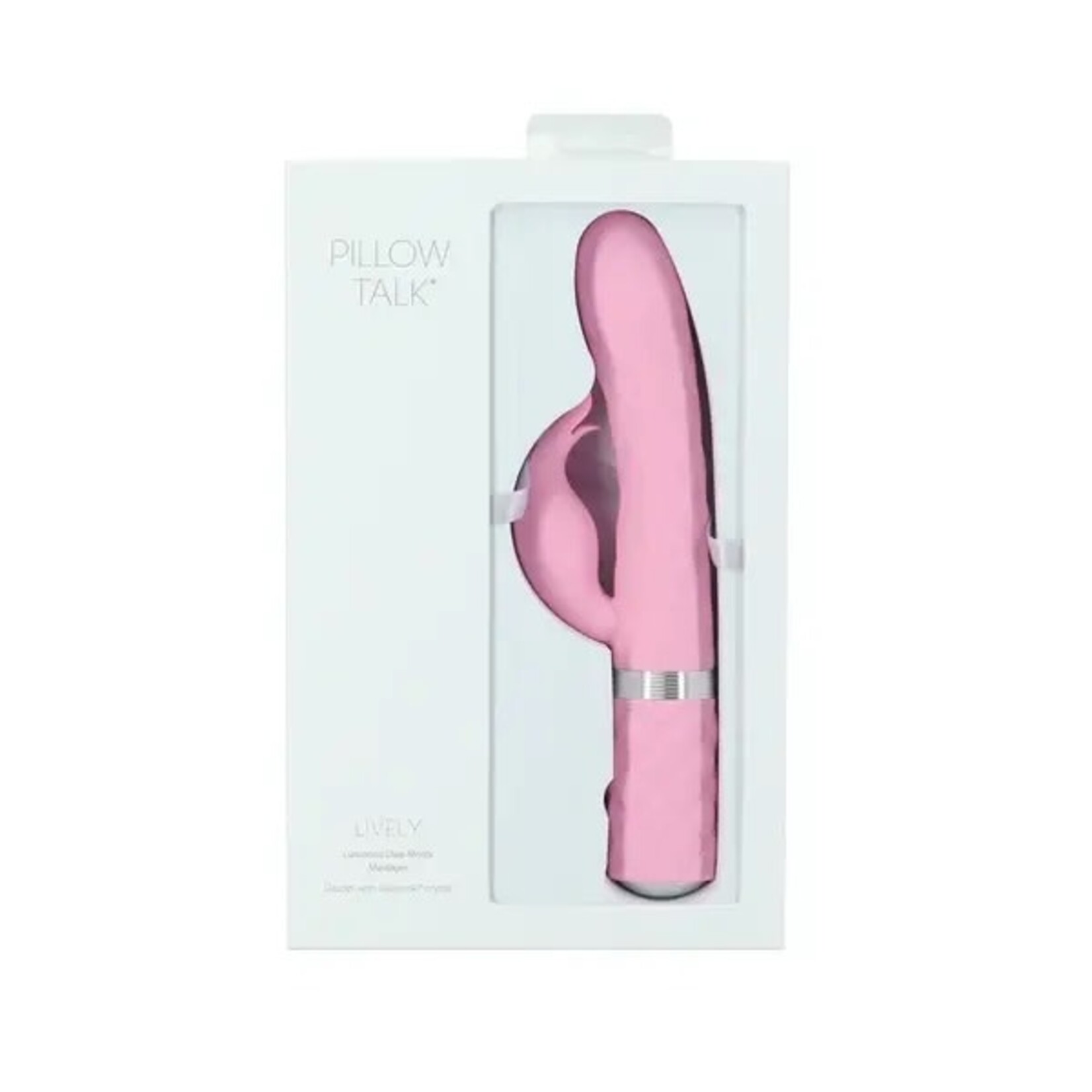 PILLOW TALK LIVELY - LUXURIOUS DUAL-MOTOR MASSAGER - PINK
