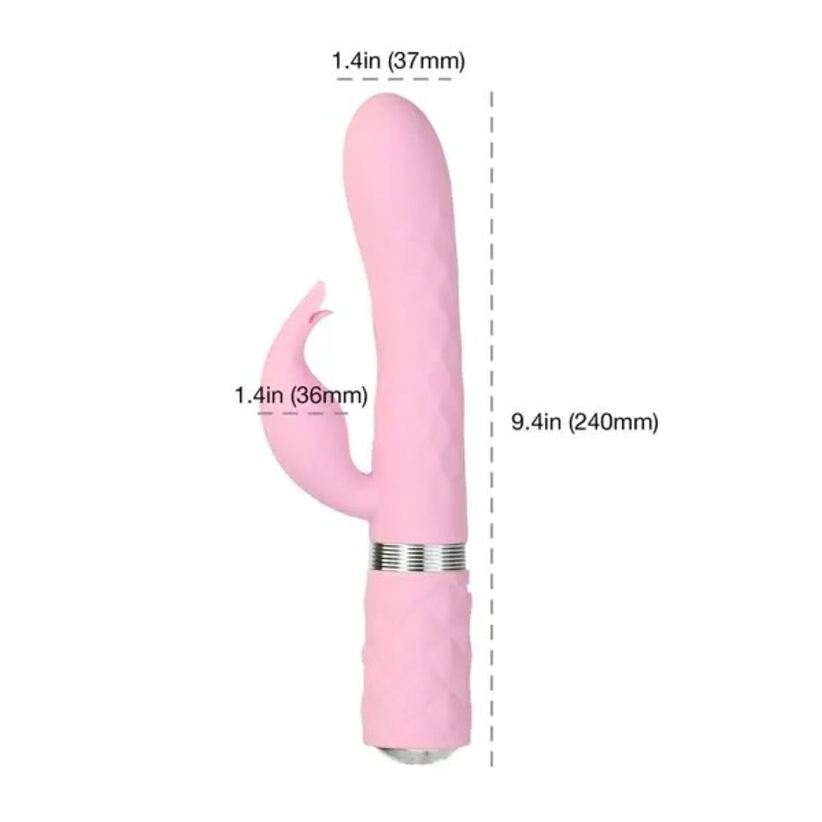 PILLOW TALK LIVELY - LUXURIOUS DUAL-MOTOR MASSAGER - PINK