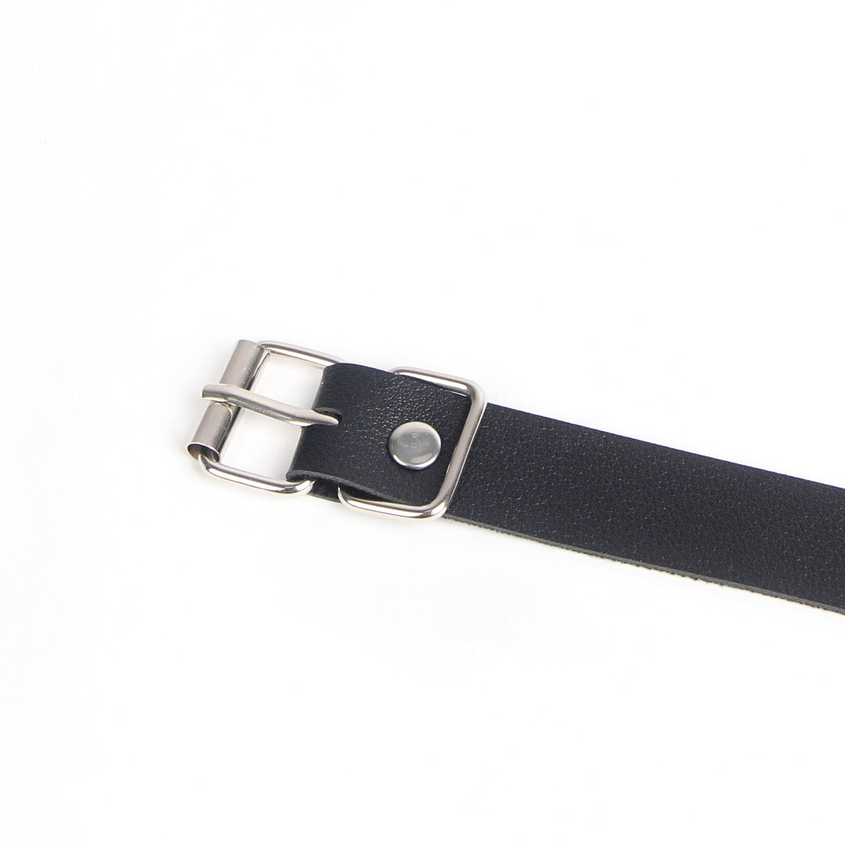 OH YEAH! -  BLACK LEATHER BDSM BREATHABLE MOUTH GAG MATERIAL:PP+PU BLACK