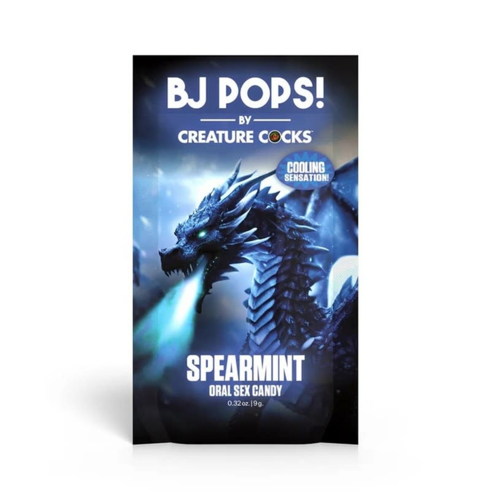 CREATURE COCKS BJ POPS! CANDY .32OZ/90G IN SPEARMINT