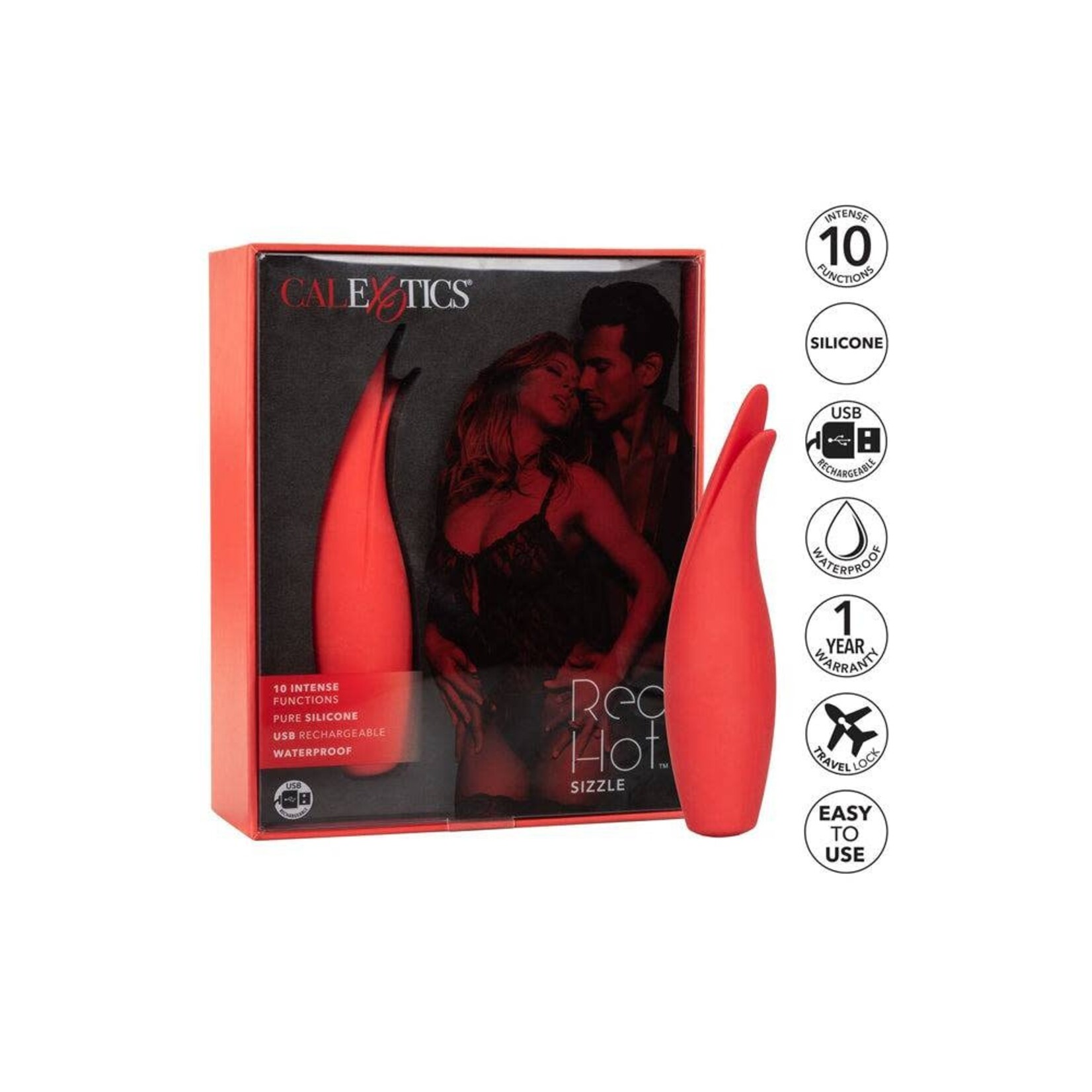 CALEXOTICS RED HOT SIZZLE VIBE