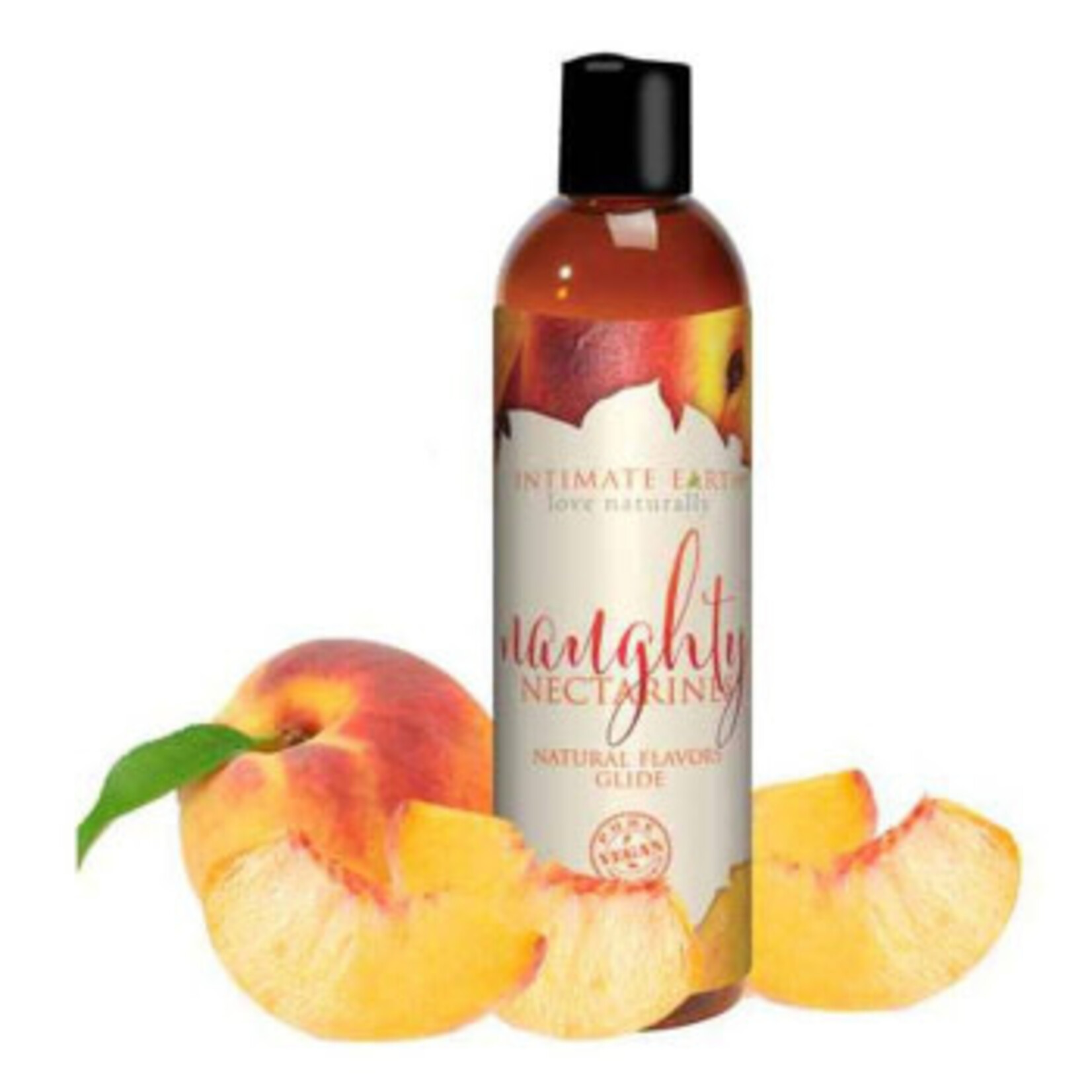 INTIMATE EARTH INTIMATE EARTH - NAUGHTY PEACHES NATURAL FLAVORS GLIDE 120ML
