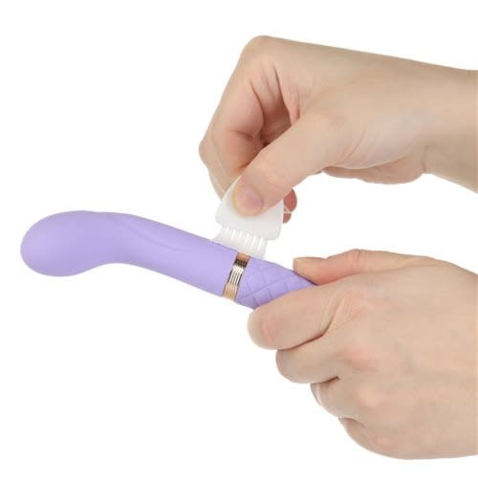 PILLOW TALK - SPECIAL EDITION RACY - LUXURIOUS MINI MASSAGER - RECHARGEABLE - PURPLE