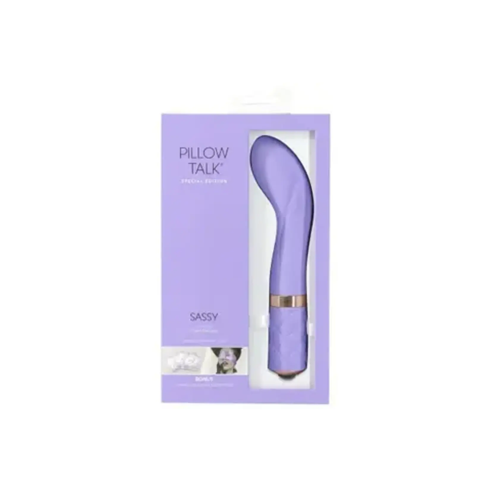 PILLOW TALK - SPECIAL EDITION SASSY - LUXURIOUS G-SPOT MASSAGER - RECHARGEABLE - PURPLE