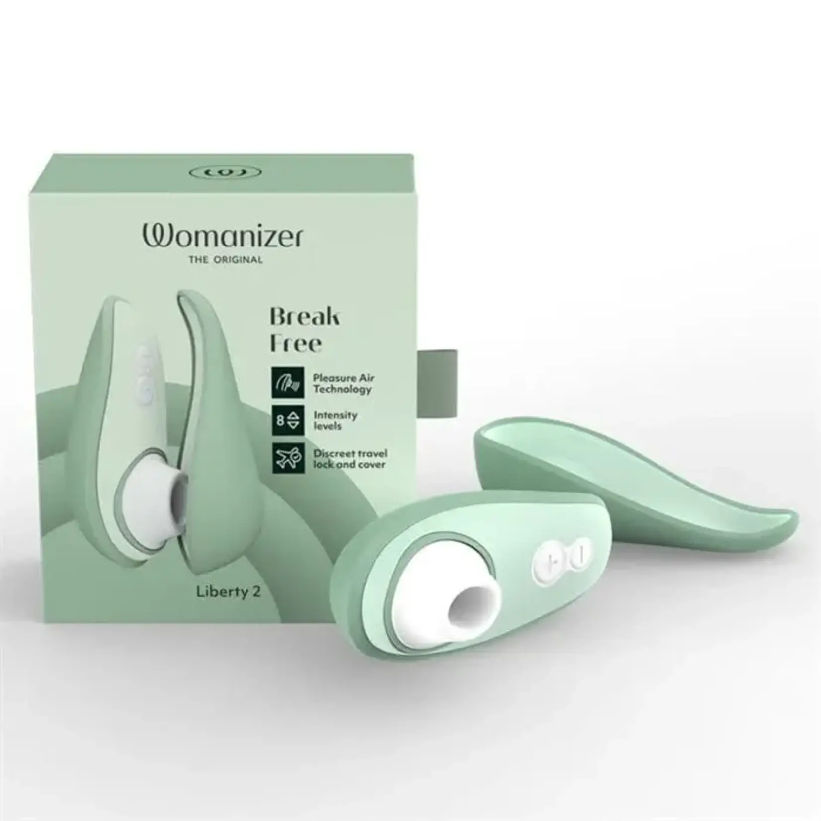 WOMANIZER WOMANIZER LIBERTY 2 CLITORAL STIMULATOR IN SAGE