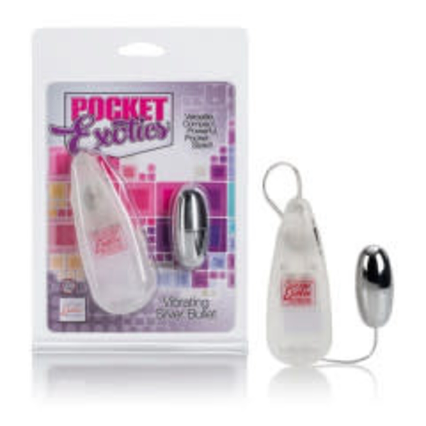 CALEXOTICS POCKET EXOTICS VIBRATING SILVER BULLET