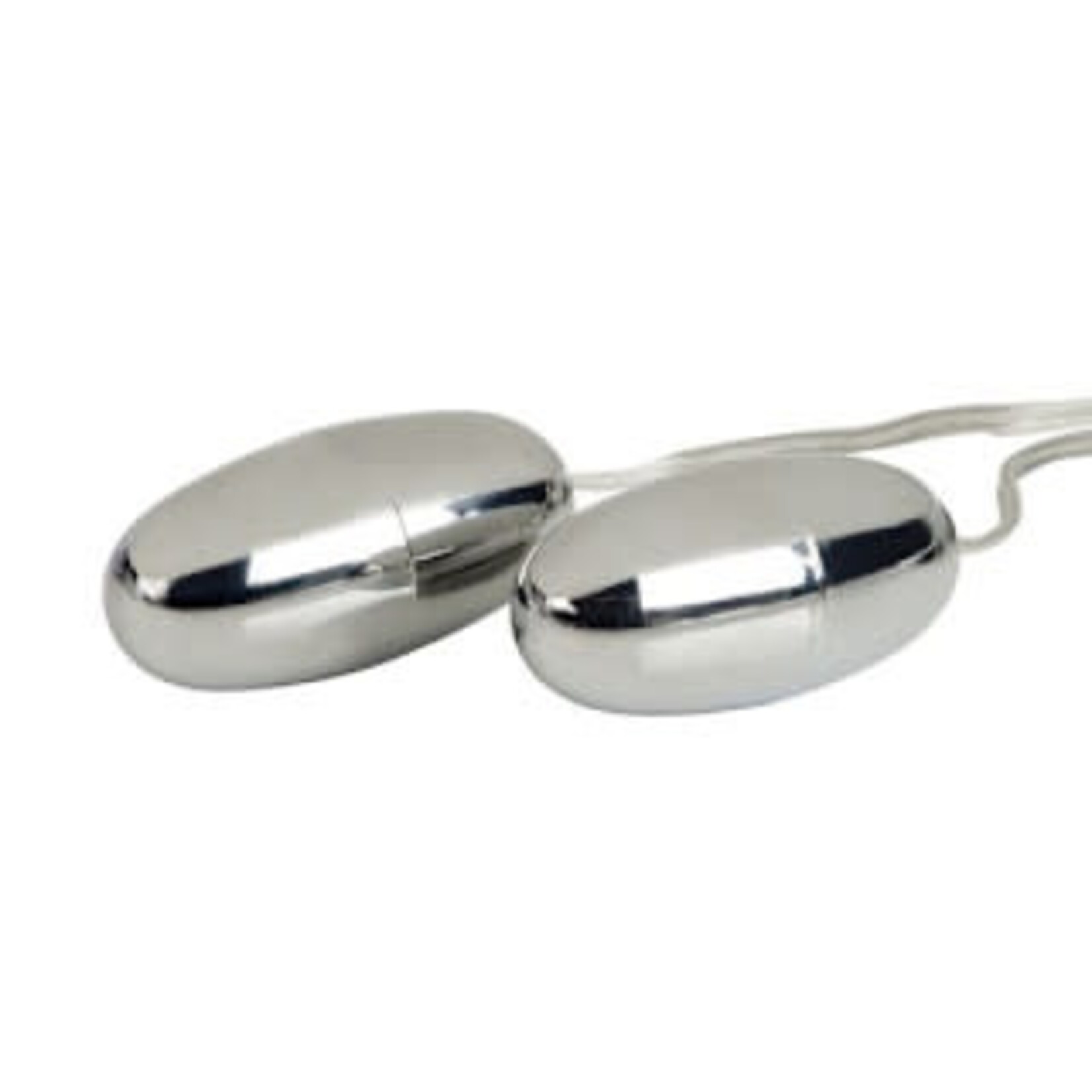 CALEXOTICS POCKET EXOTICS VIBRATING DOUBLE SILVER BULLETS