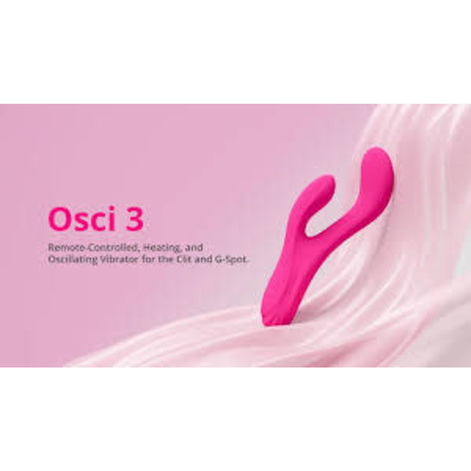 LOVENSE LOVENSE OSCI 3 - REMOTE CONTROLLED OSCILLATING VIBRATING & HEATING RABBIT VIBRATOR