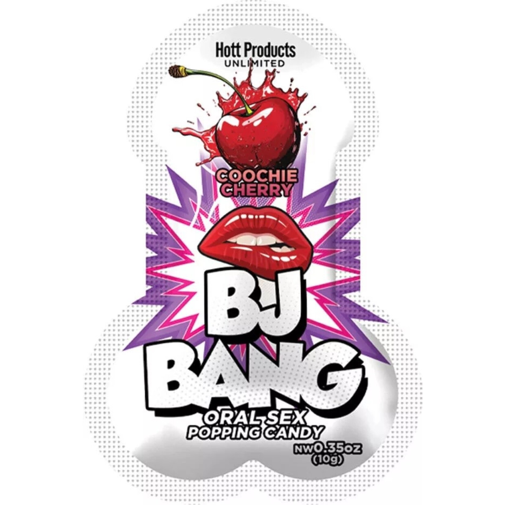 BJ BANG ORAL SEX POPPING CANDY - 10G WILD COOCHIE CHERRY