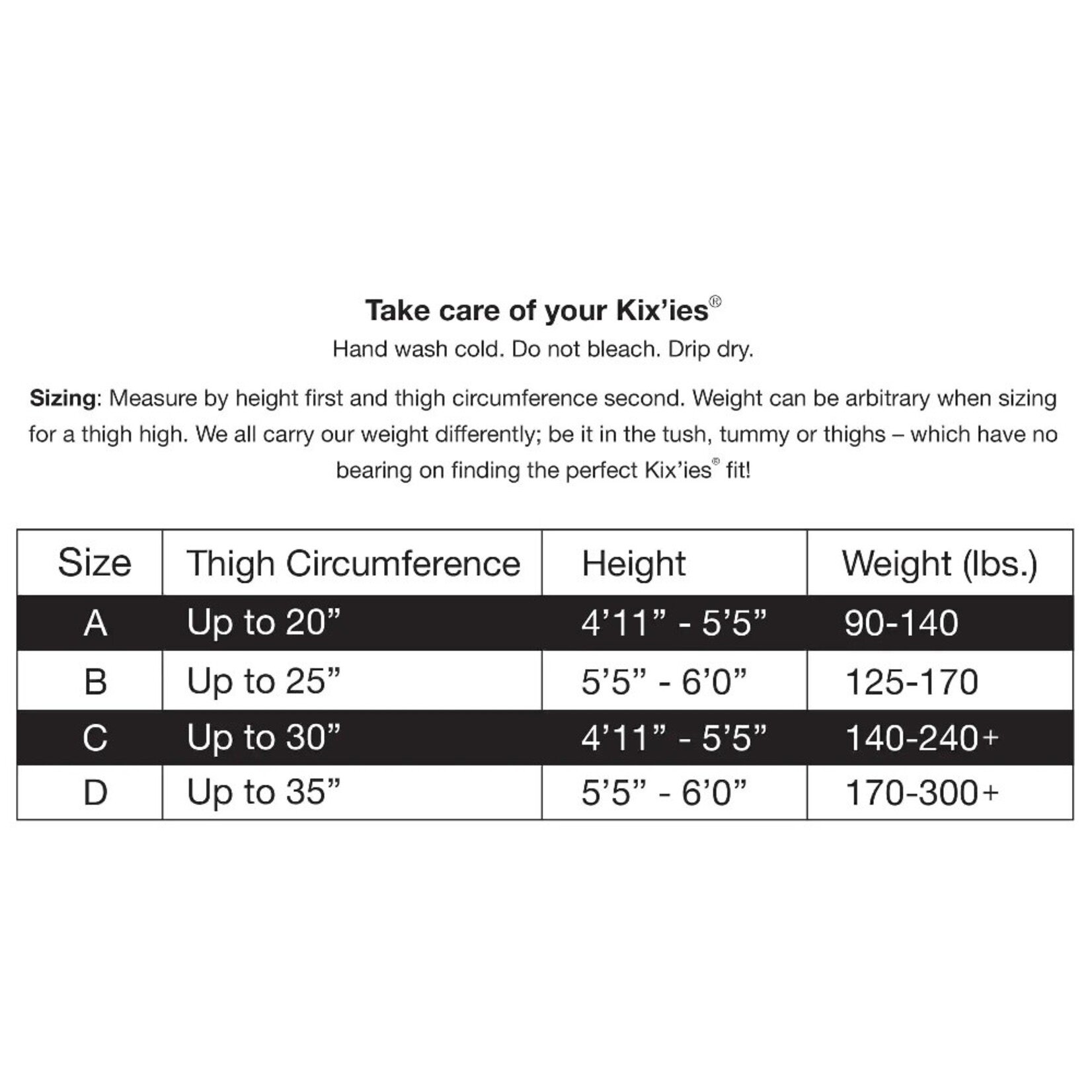 KIX'IES - ELLE - FISHNET THGH IHIGH - SIZE D