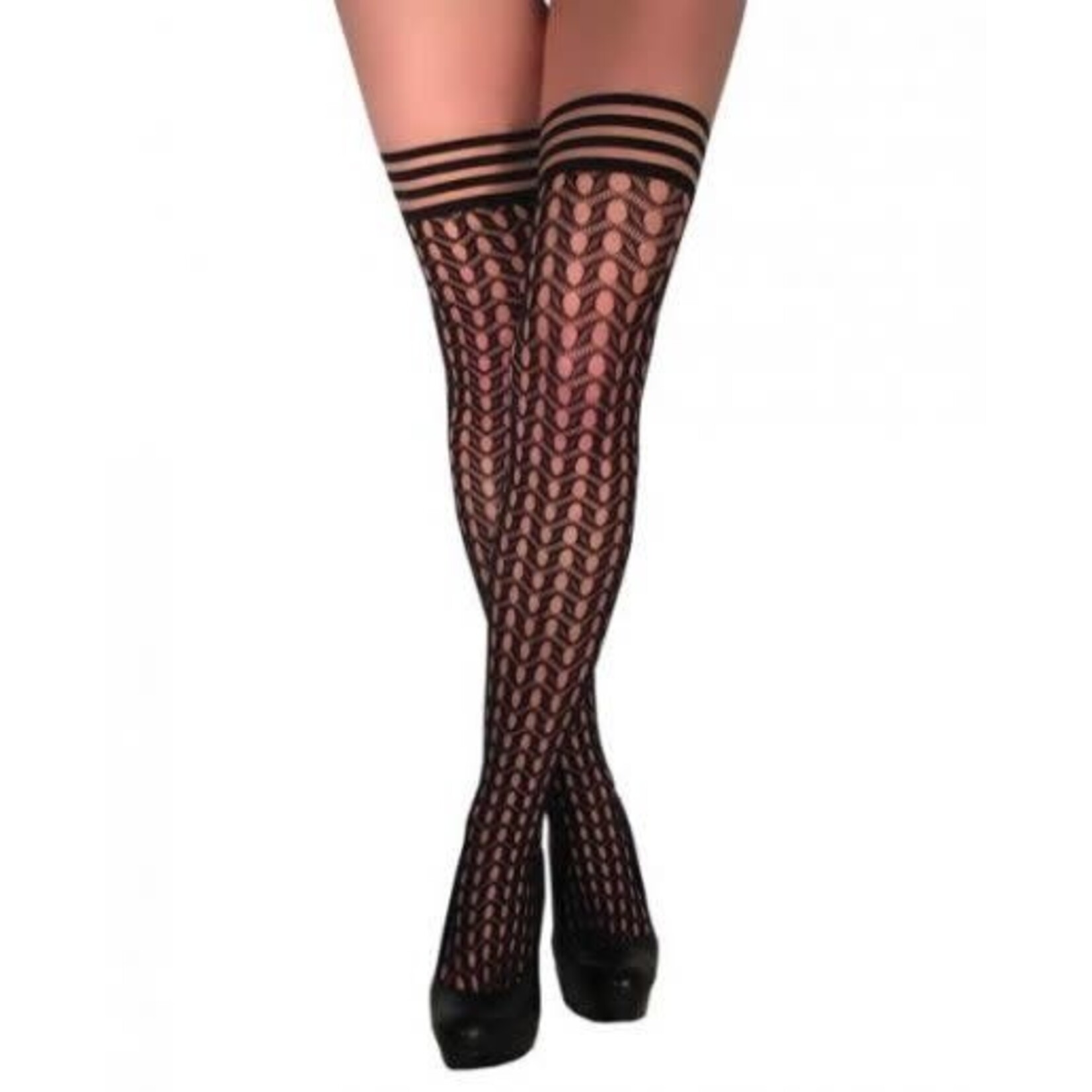 KIX'IES - MIMI - BLACK MULTINET - SIZE B