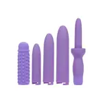 CALEXOTICS DR. LAURA BERMAN RECHARGEABLE DILATORS SET OF 4 LOCKING SIZES PLUS SLEEVE