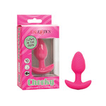 CALEXOTICS CHEEKY VIBRATING GLOW-IN-THE-DARK BUTT PLUG