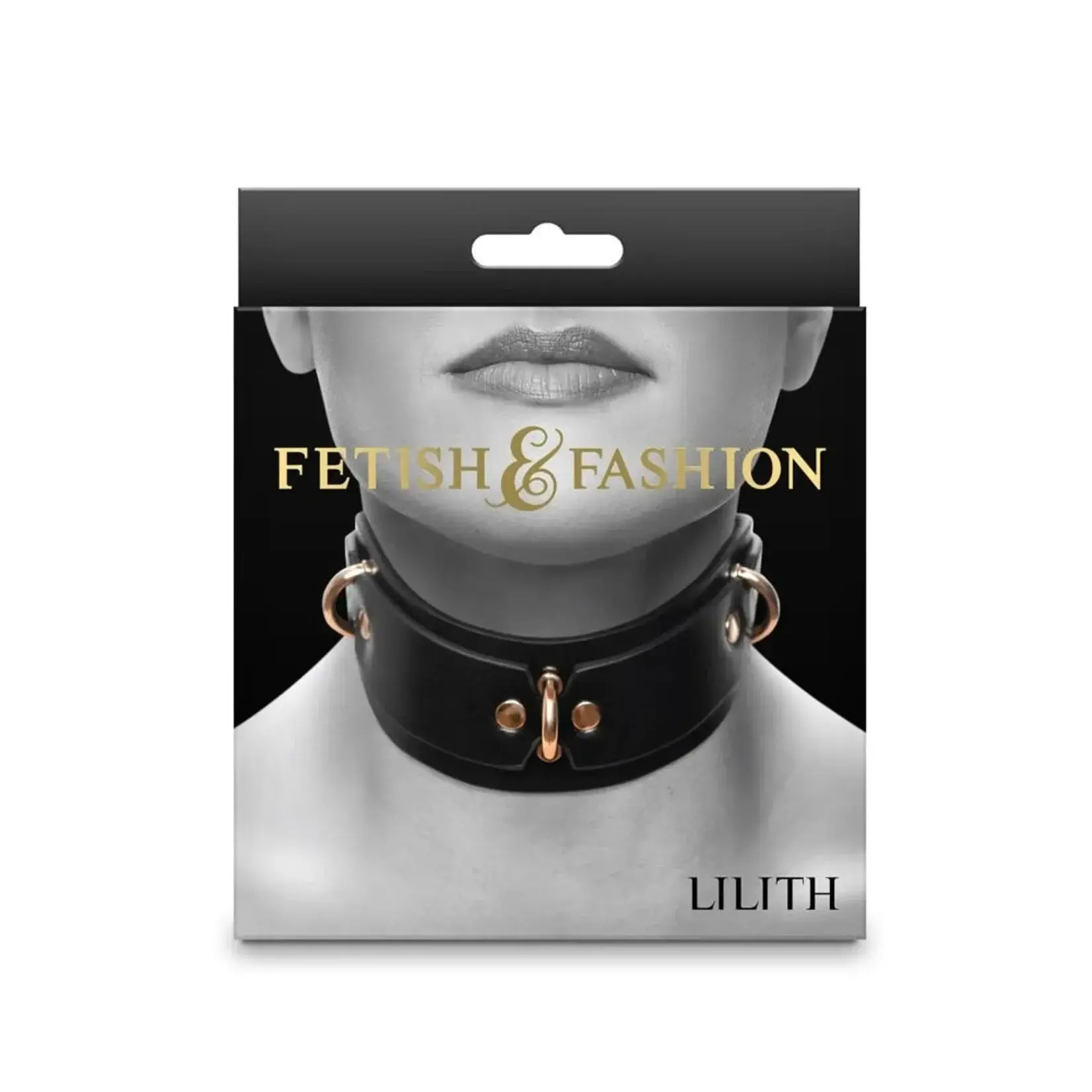 BLUSH NS - FETISH & FASHION - LILITH COLLAR - BLACK