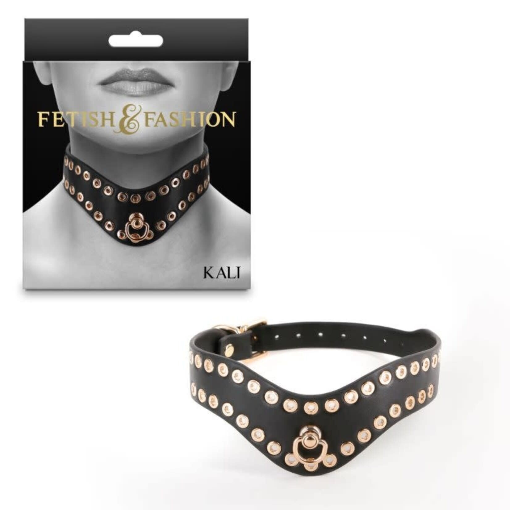 NS NOVELTIES NS - FETISH & FASHION - KALI COLLAR - BLACK