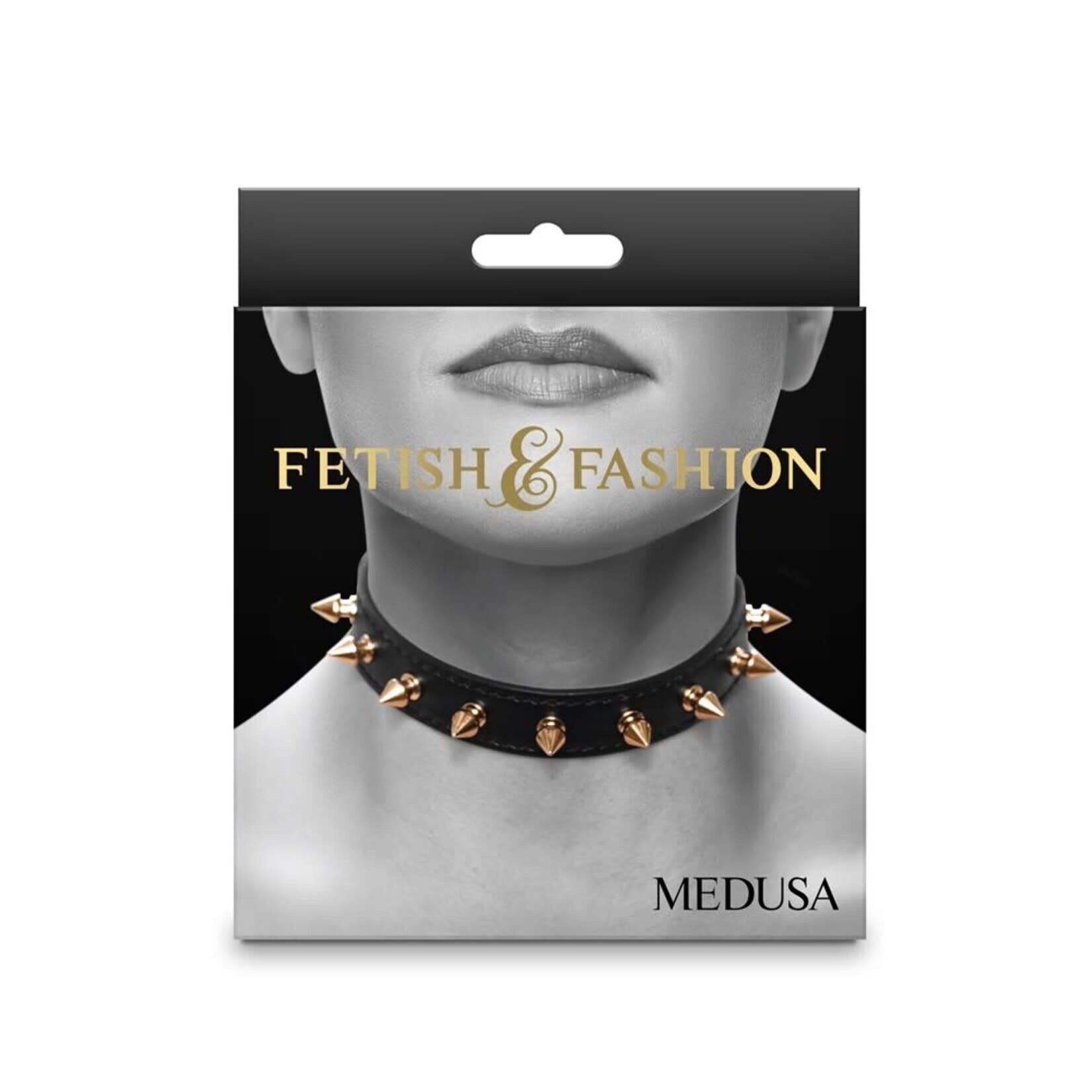 NS NOVELTIES NS - FETISH & FASHION - MEDUSA COLLAR - BLACK