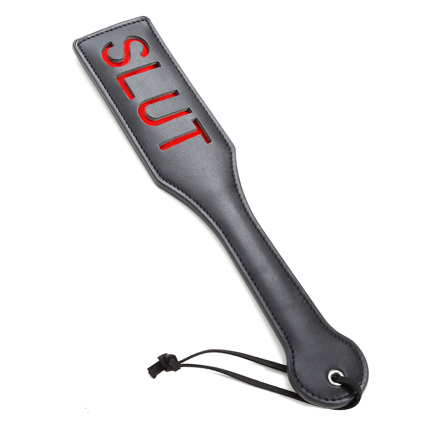 FETISH BOUTIQUE SPANKING PADDLE-SLUT BLACK