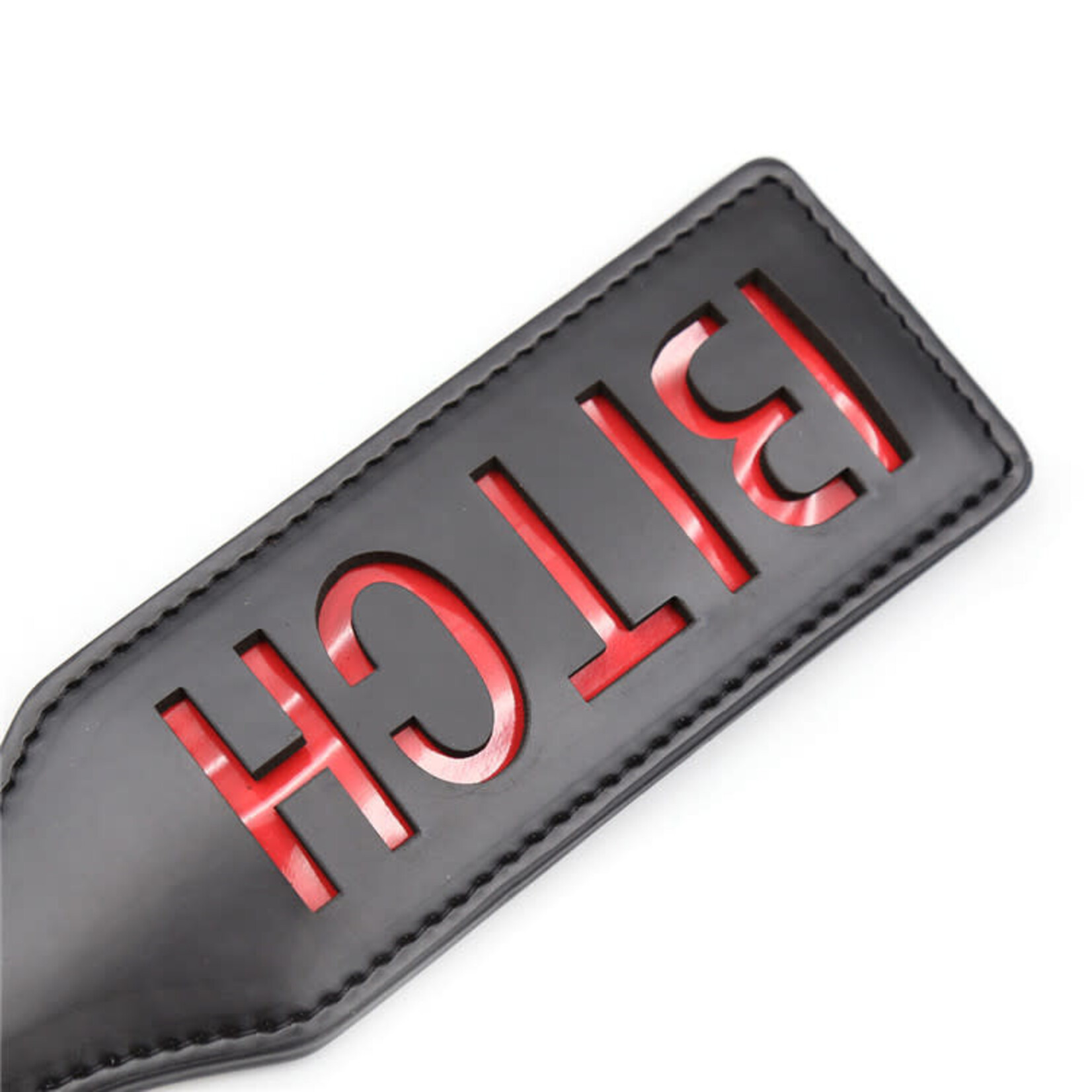 FETISH BOUTIQUE SPANKING PADDLE-BITCH BLACK