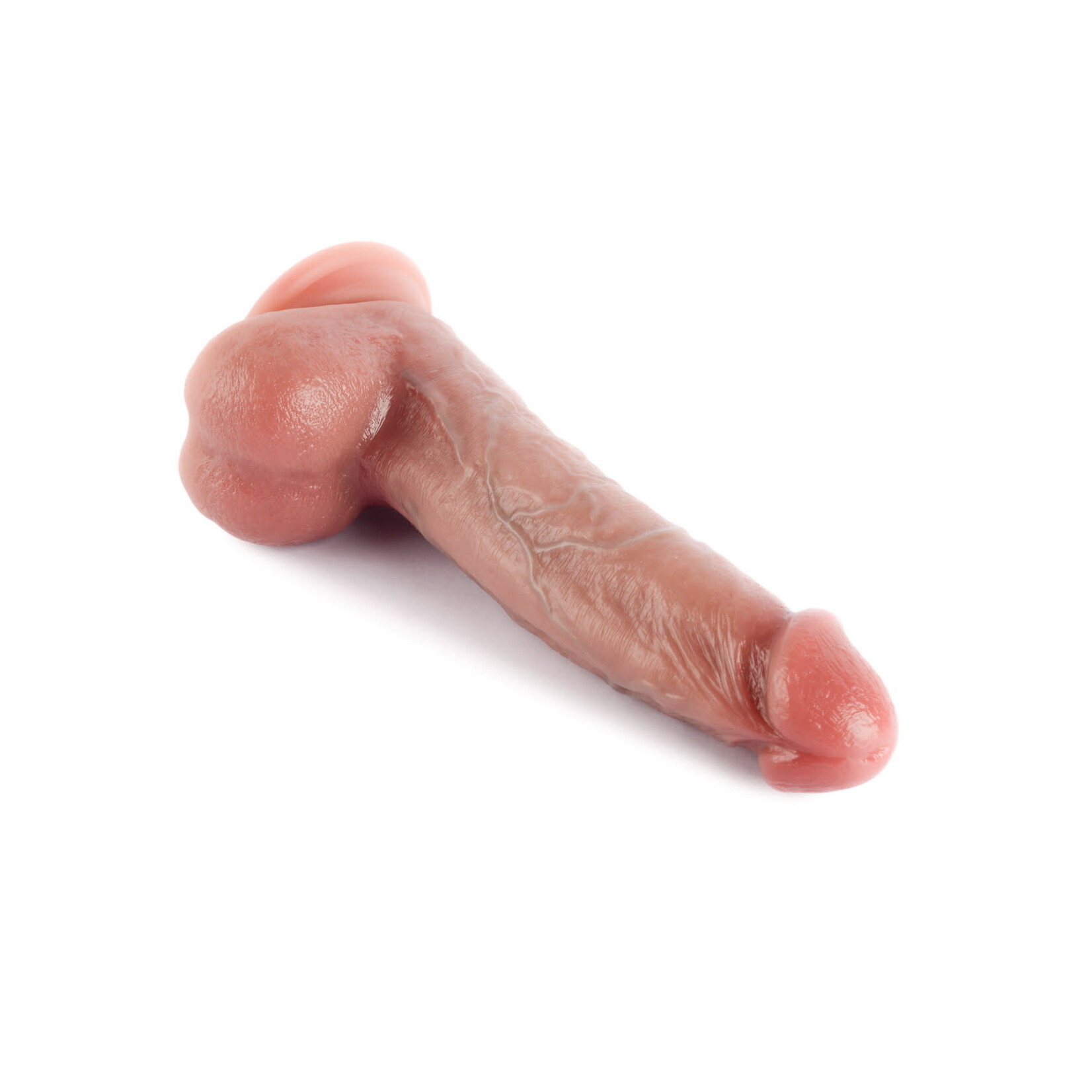 9" DUAL-LAYERED NATURE-FEEL SILICONE DILDO