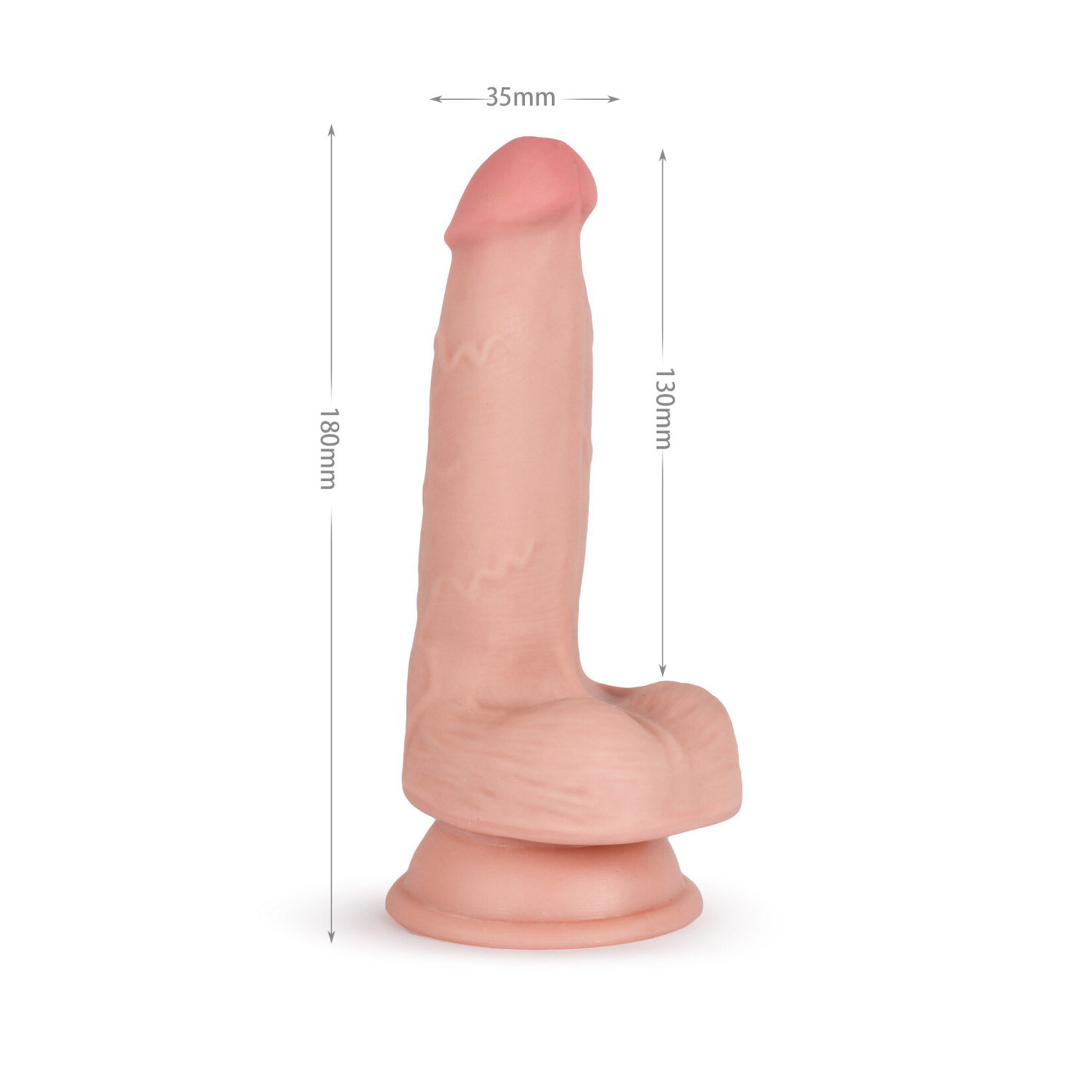 7.1" KNIGHT COCK 3D TRIPLE DENSITY DILDO