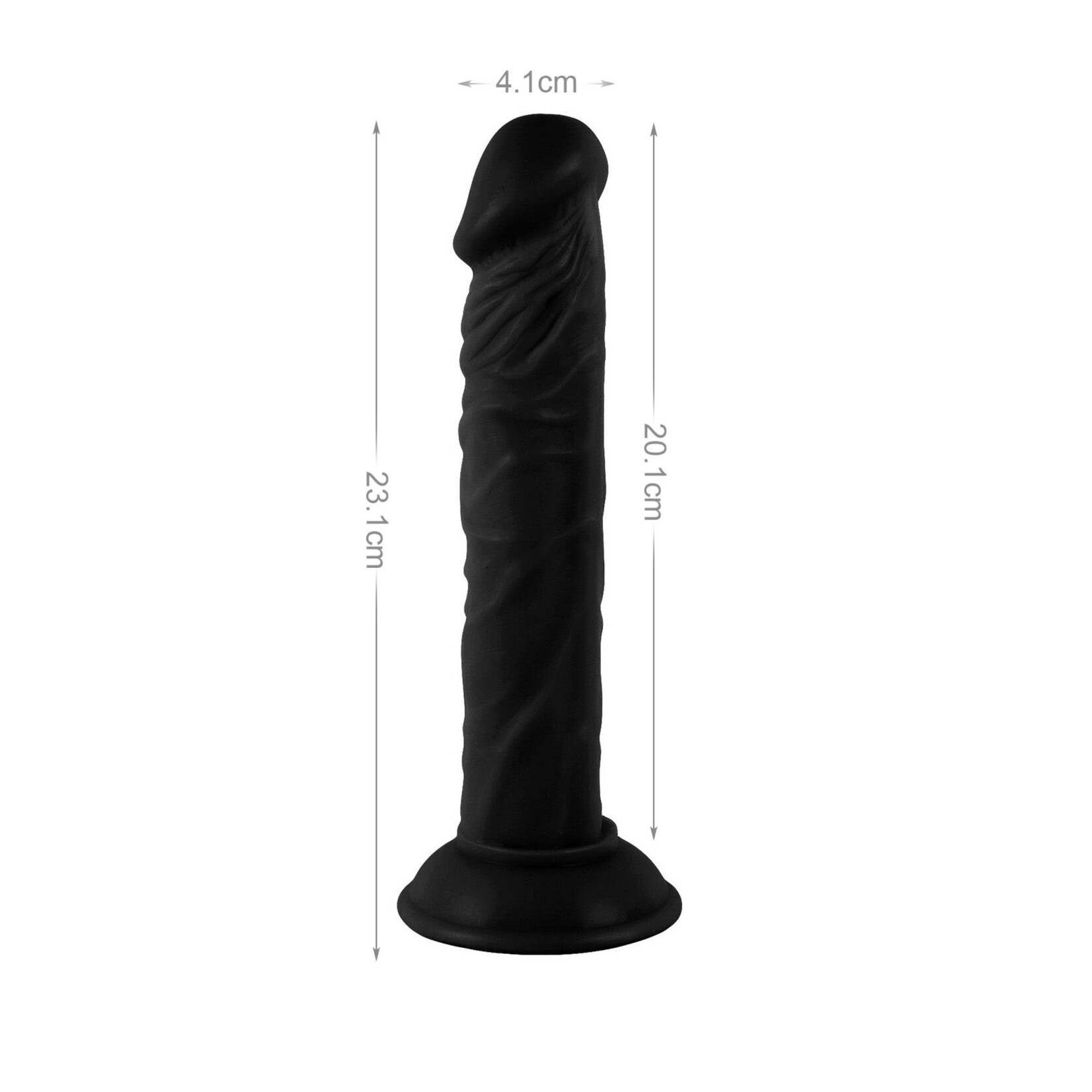 MR. RUDE 9.1" REALISTIC DONG BLACK