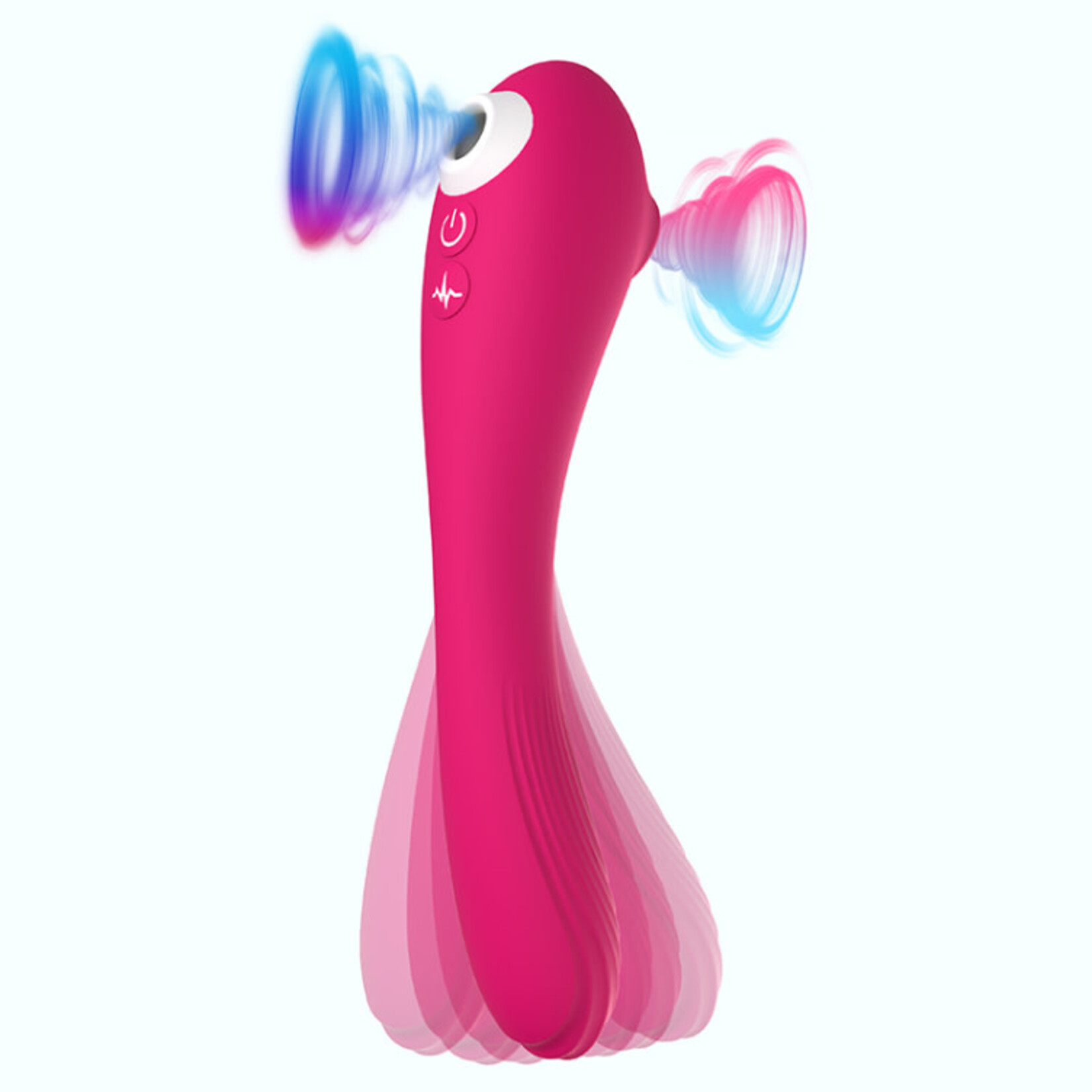 10 MODES OF VIBRATION/SUCTION/LICKING+ AUTO HEATING VIBRATOR