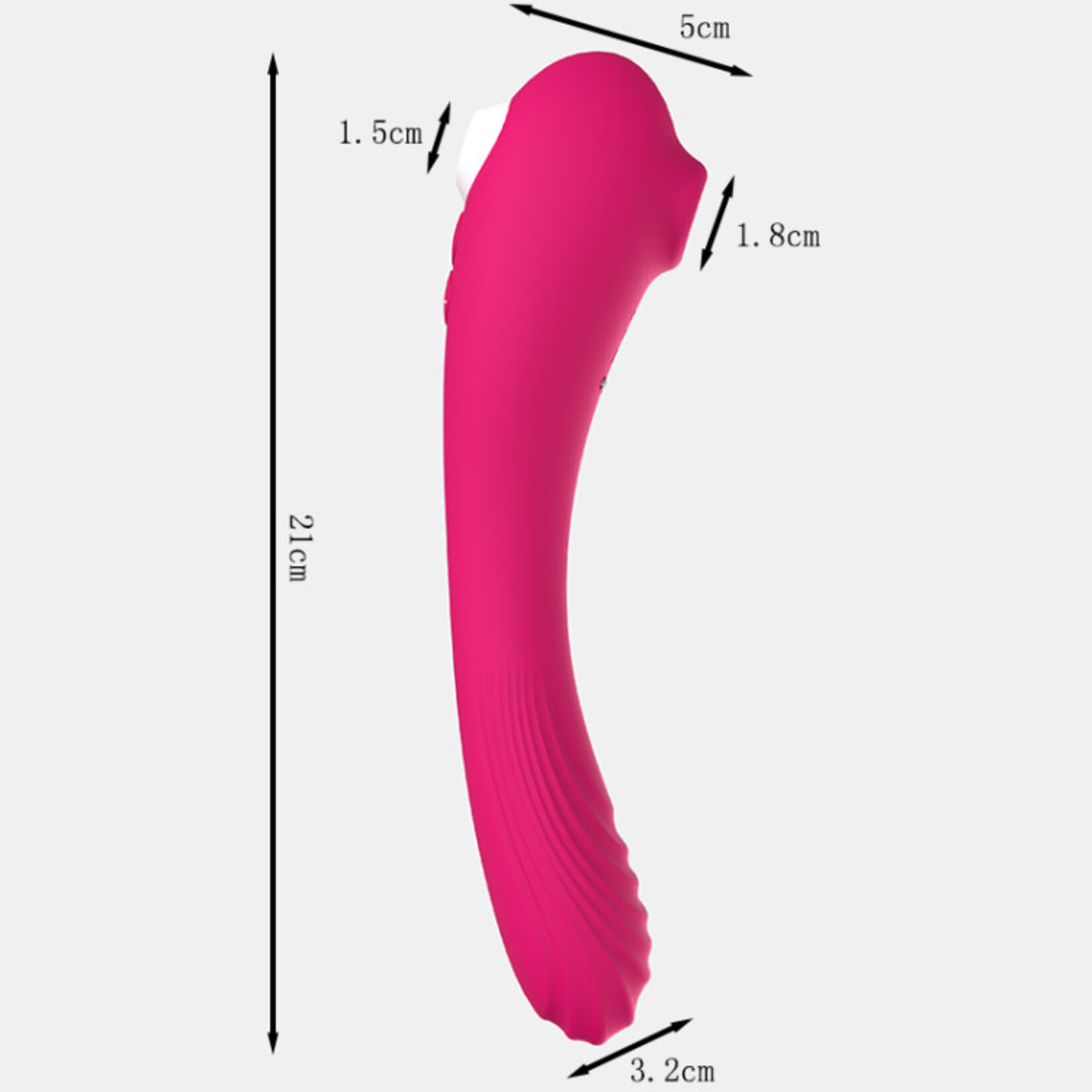 10 MODES OF VIBRATION/SUCTION/LICKING+ AUTO HEATING VIBRATOR