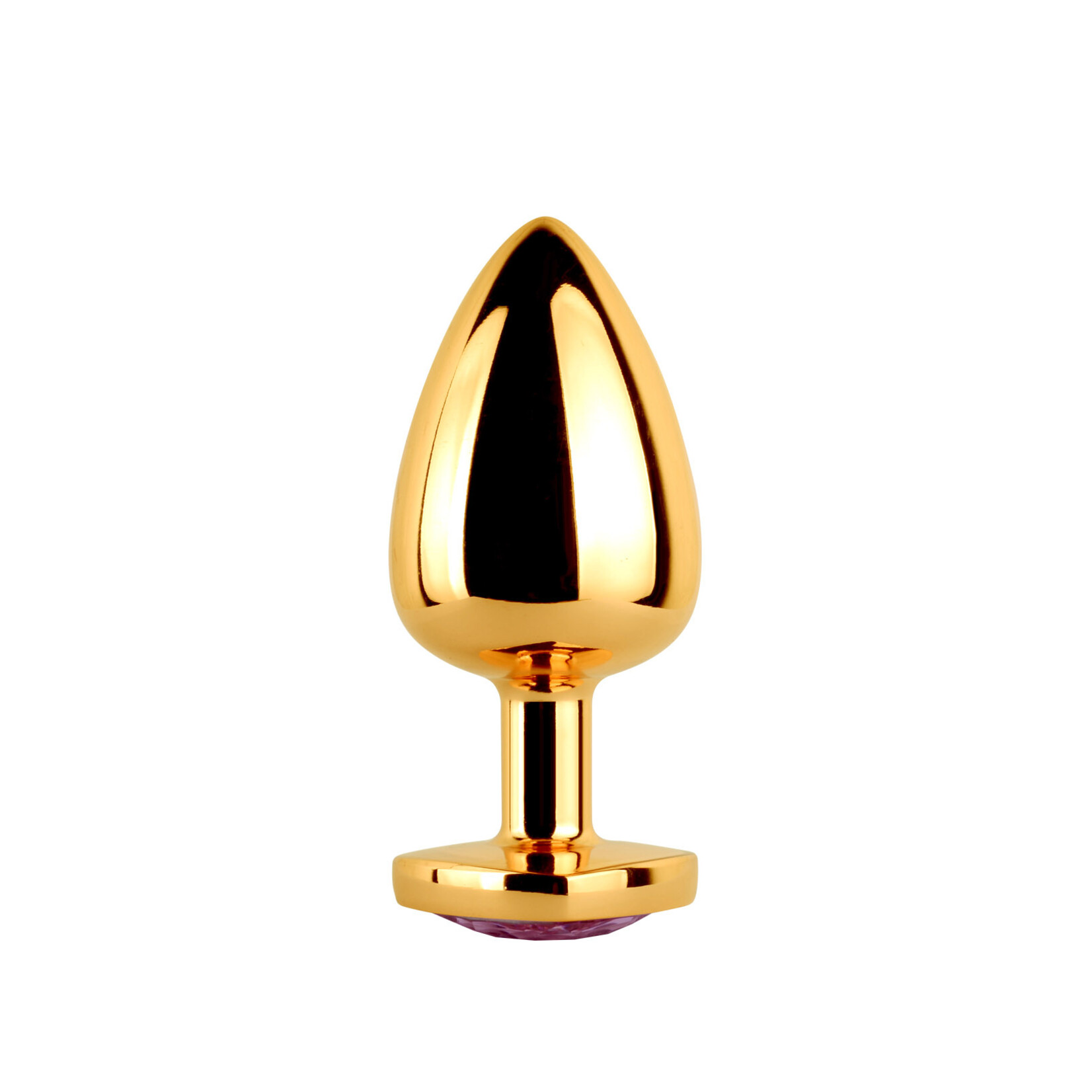 JEWELLED SECRET HEART BUTT PLUG GOLD-MEDIUM