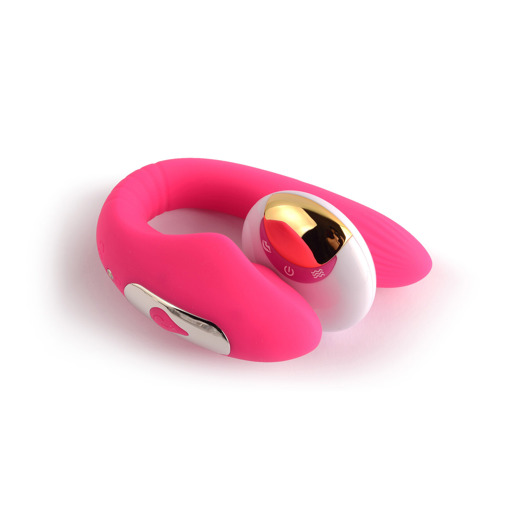 PLEASURE LUXURY COUPLE'S VIBRATOR WITH REMOTE