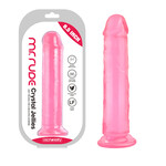 8.5 " MR. RUDE -CRYSTAL JELLIES REALISTIC DILDO PINK