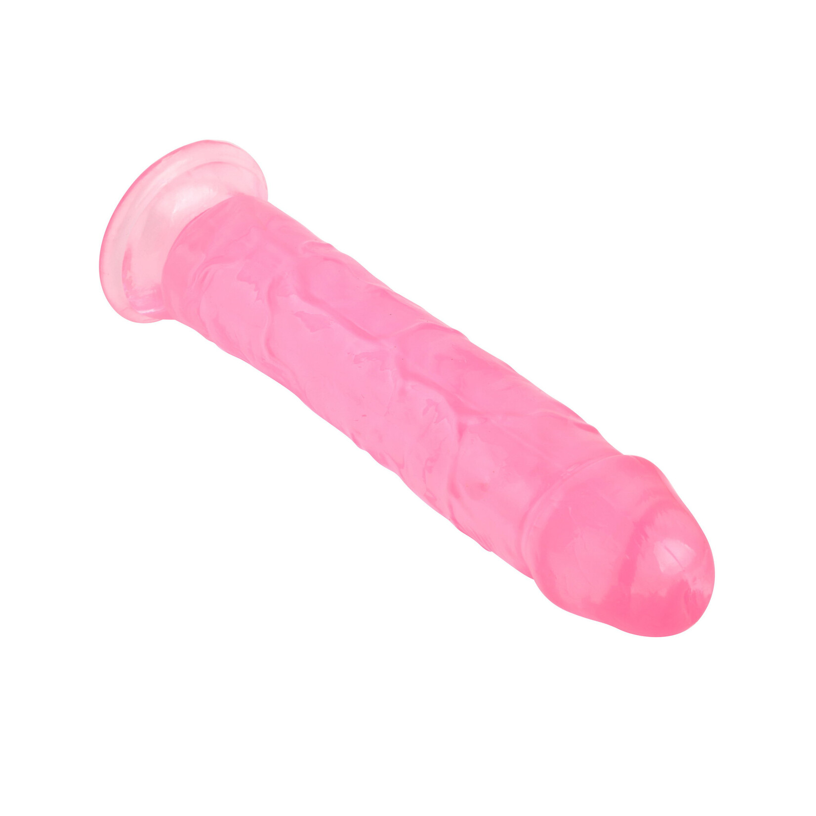 8.5 " MR. RUDE -CRYSTAL JELLIES REALISTIC DILDO PINK