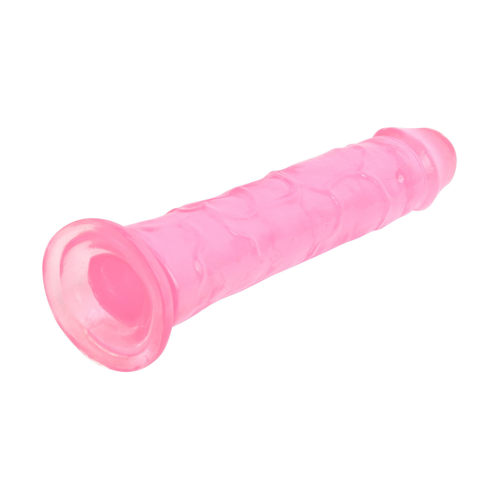 8.5 " MR. RUDE -CRYSTAL JELLIES REALISTIC DILDO PINK