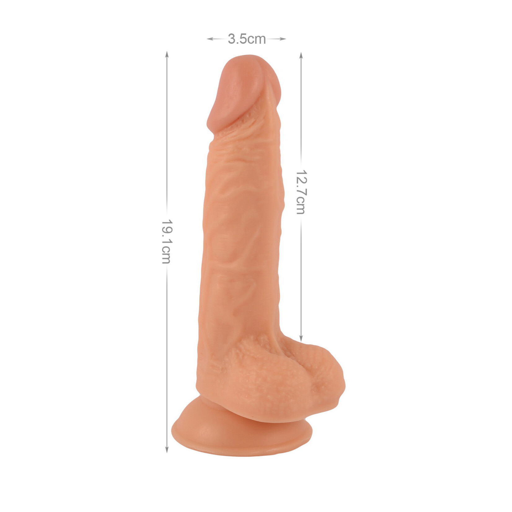 MR. RUDE 7.5"REALISTIC DONG FLESH