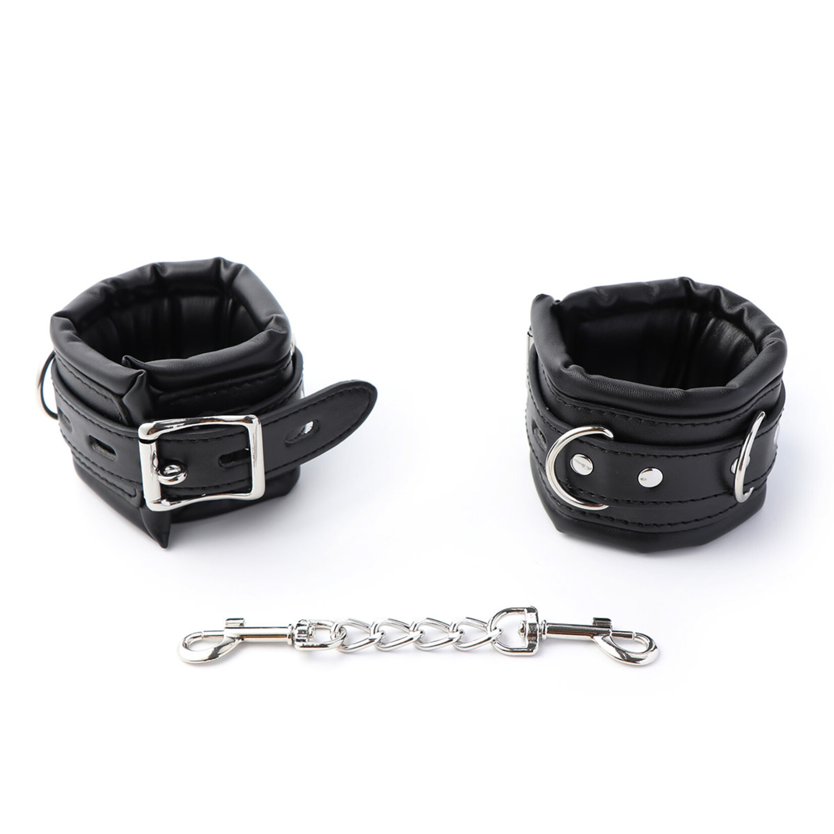 FETISH BOUTIQUE SUPER SOFT WRIST CUFFS BLACK
