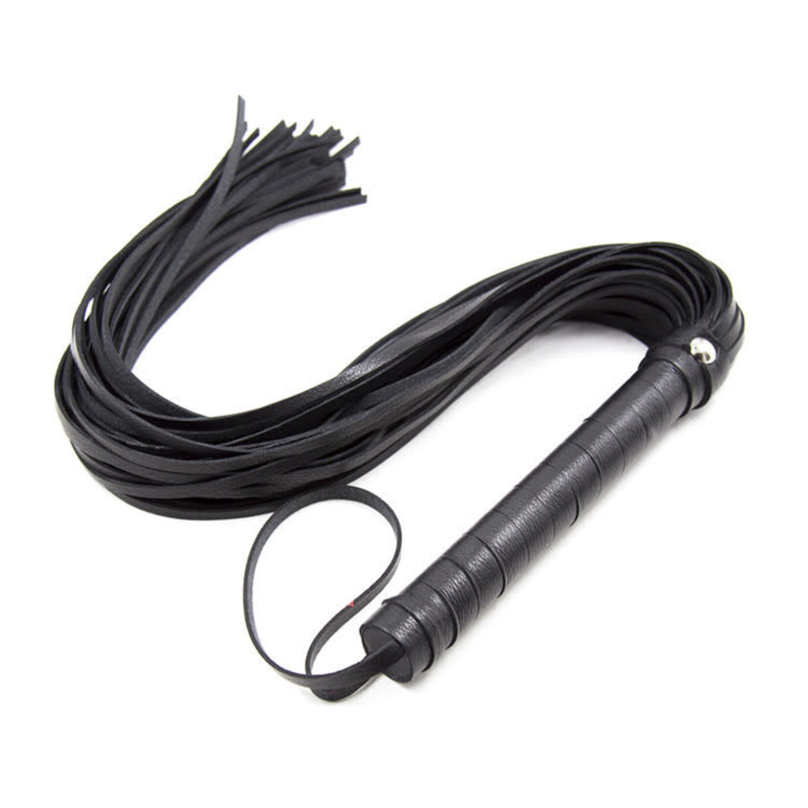 FETISH BOUTIQUE DELUX  EXTRA-LONG FLOGGER BLACK