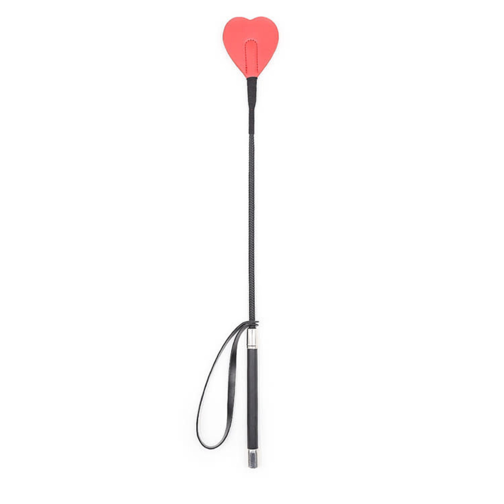 FETISH BOUTIQUE HEART RIDING CROP RED