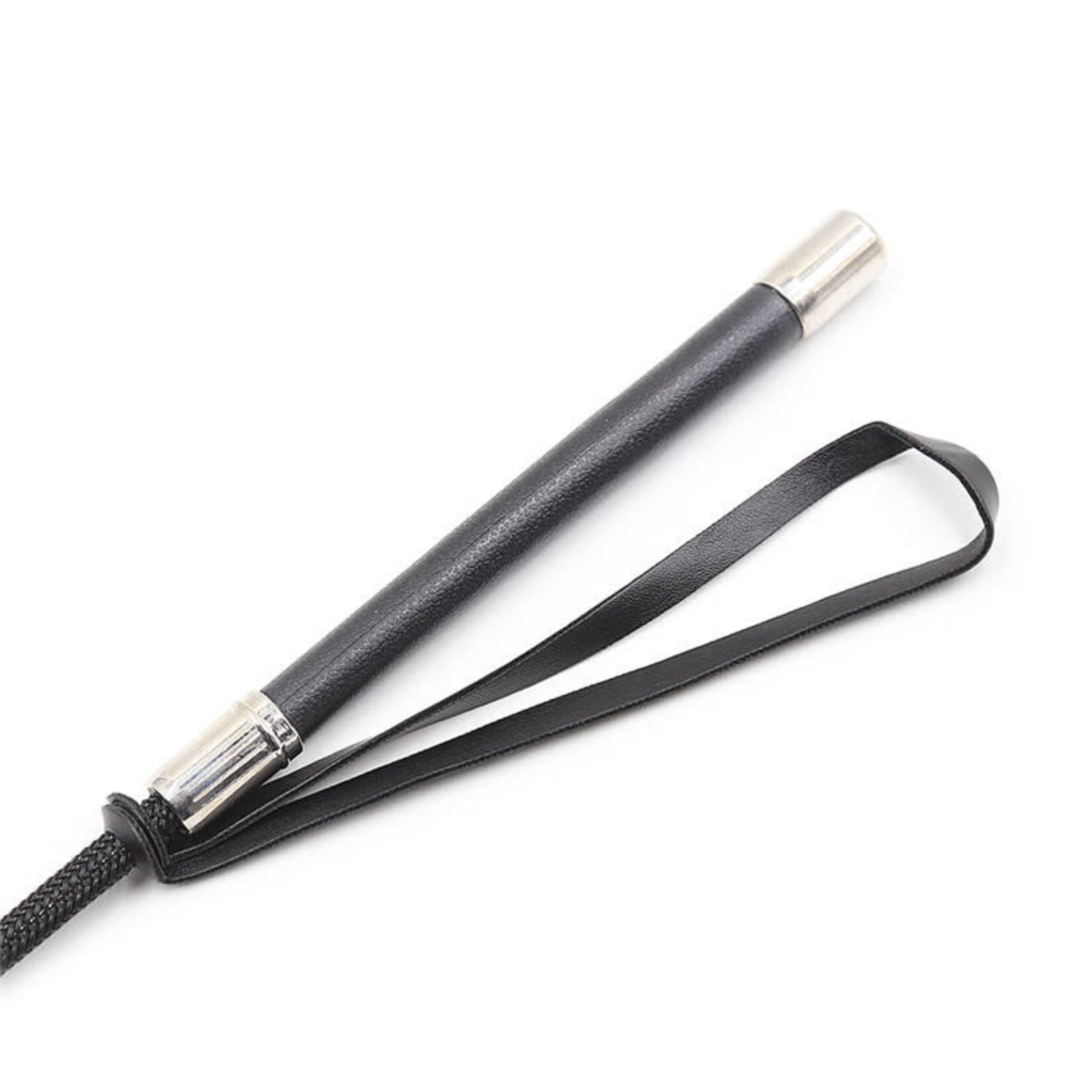 FETISH BOUTIQUE HEART RIDING CROP BLACK