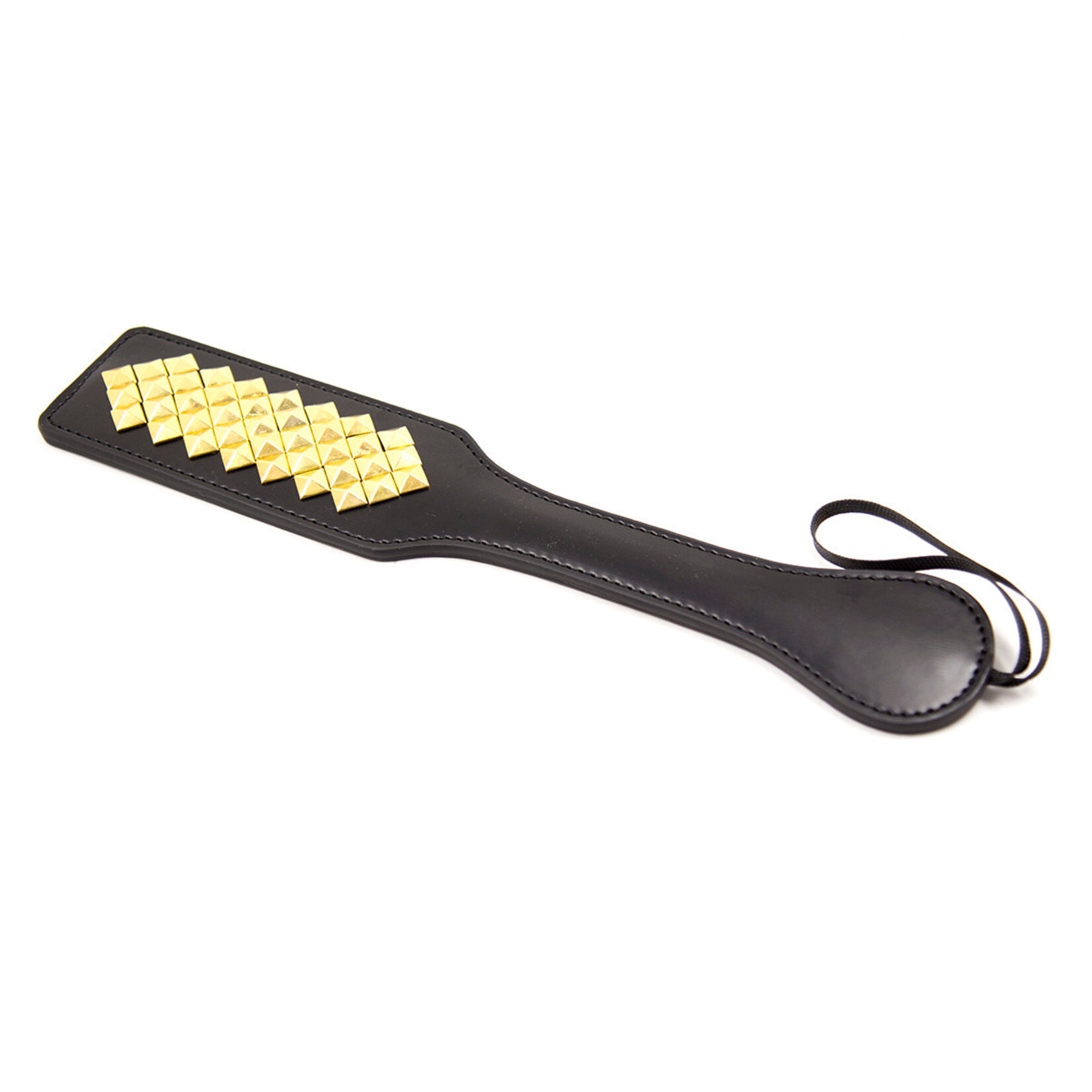FETISH BOUTIQUE DIAMANTE SPANKING PADDLE GOLDEN