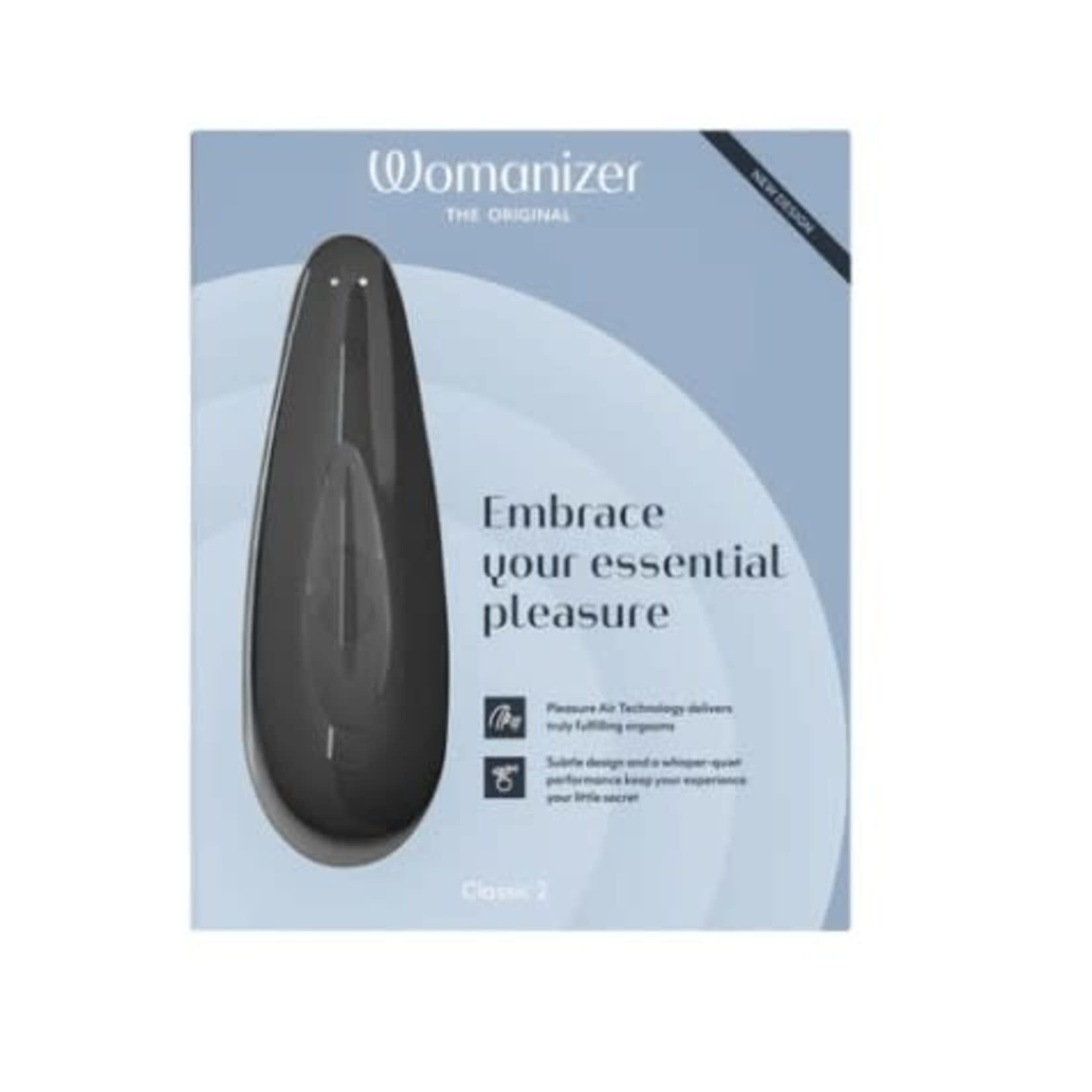 WOMANIZER WOMANIZER CLASSIC 2 PLEASURE AIR STIMULATOR IN BLACK