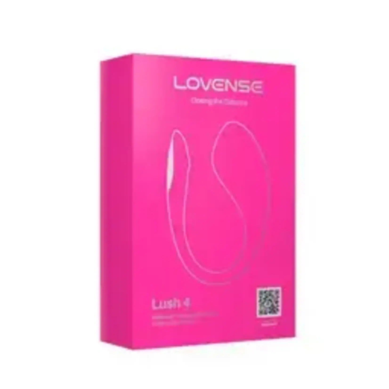 LOVENSE LUSH 4 REMOTE CONTROL VIBRATOR - PINK