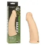 CALEXOTICS PERFORMANCE MAXX RECHARGEABLE VIBRATING EXTENSION 7" - IVORY