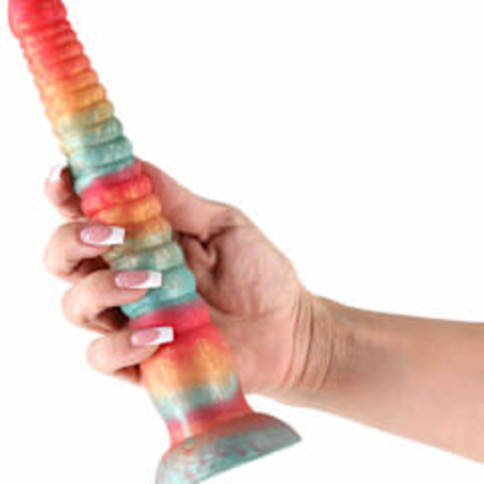 NS NOVELTIES NS - COLOURS - STACKED - 9" DILDO - RED/GOLD