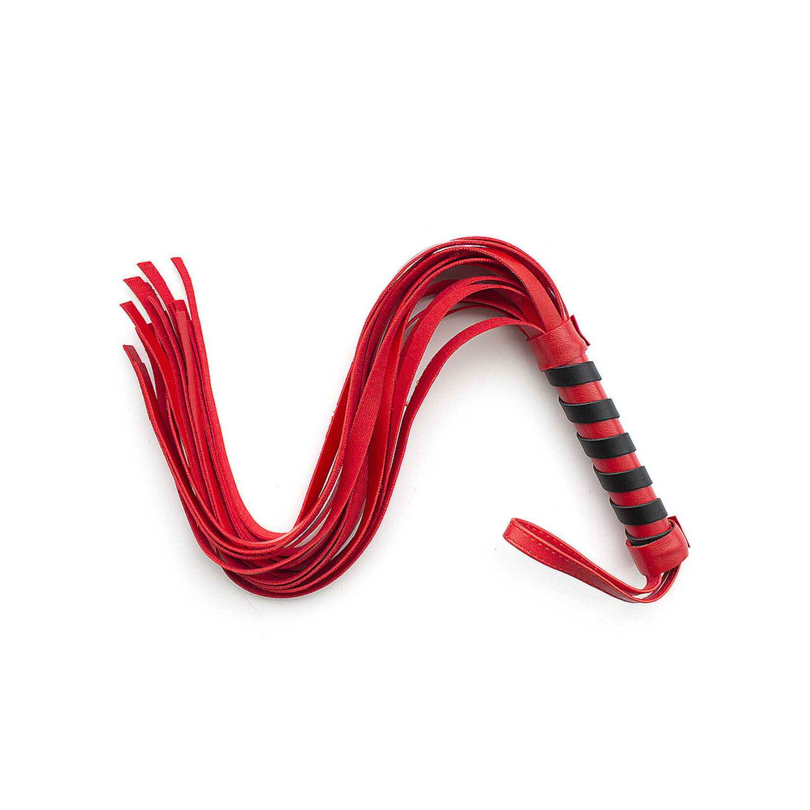 OH YEAH! -  RED LEATHER WHIP TEASE PLAY ADULT COUPLE GAME TOY  RED