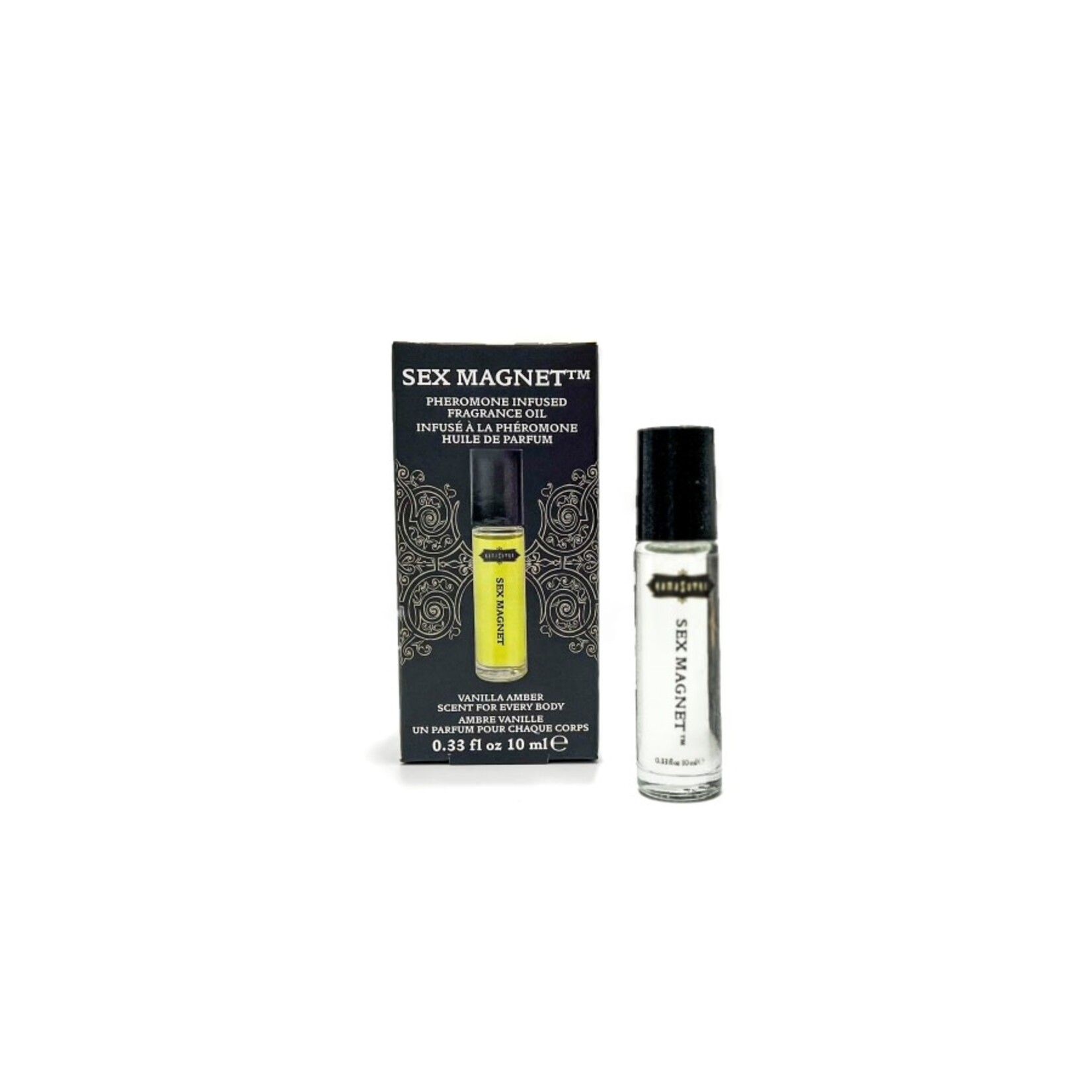 KAMA - SEX MAGNET PHEROMONE ROLL ON FRAGRANCE VANILLA AMBER 0.33 FL OZ/10ML