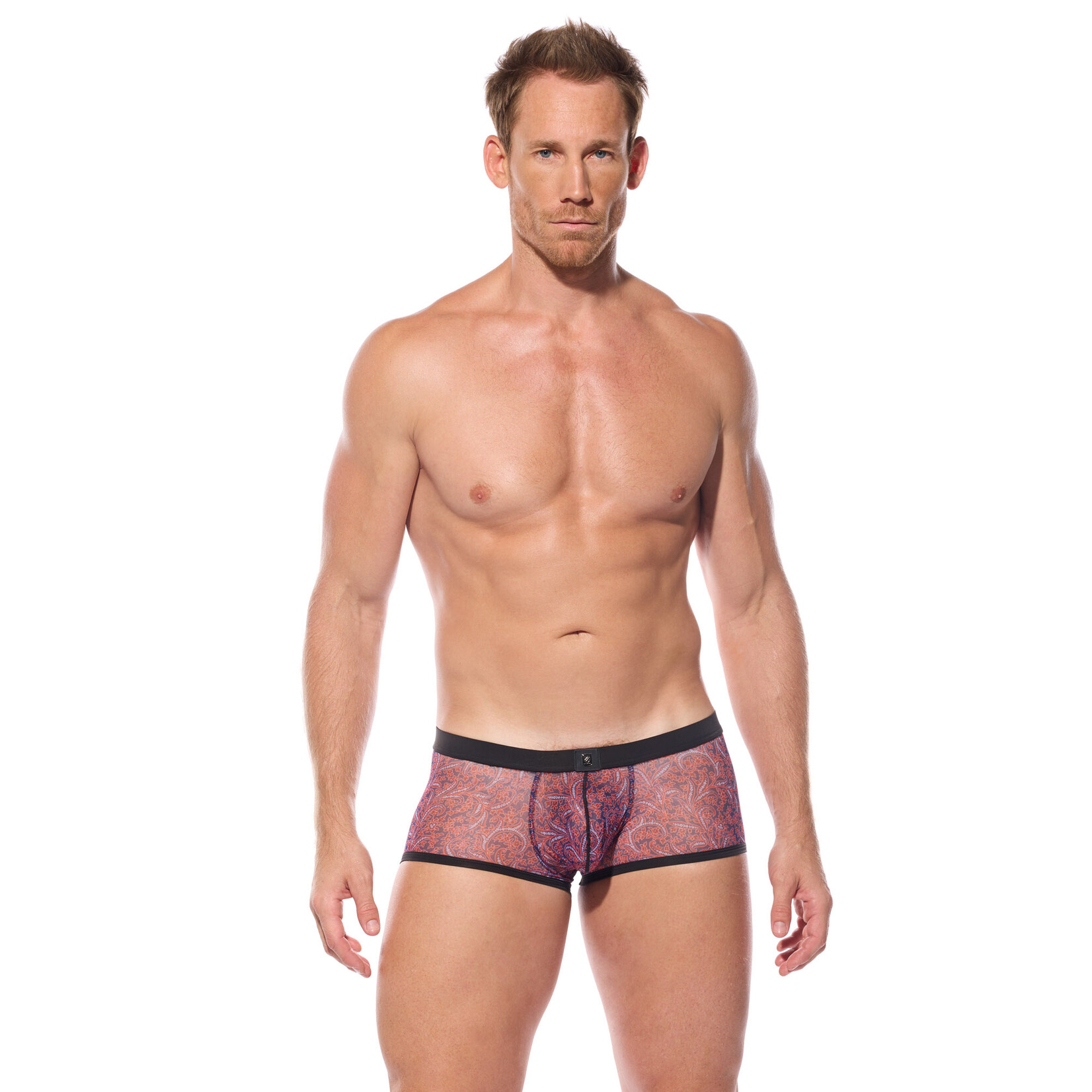 GREGG HOMME OUTLINE BOXER BRIEF RED SMALL