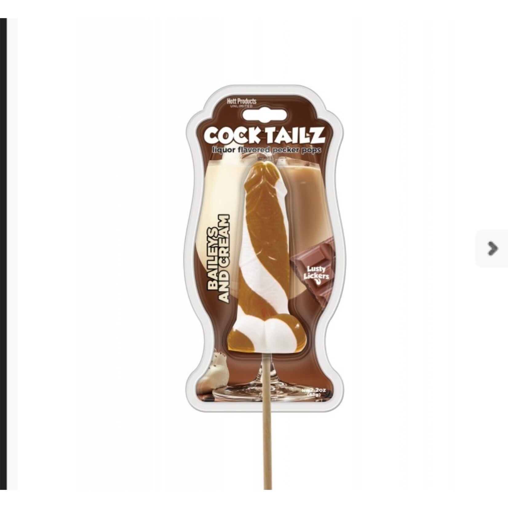 COCKTAILZ BAILEY'S & CREAM PECKER POP