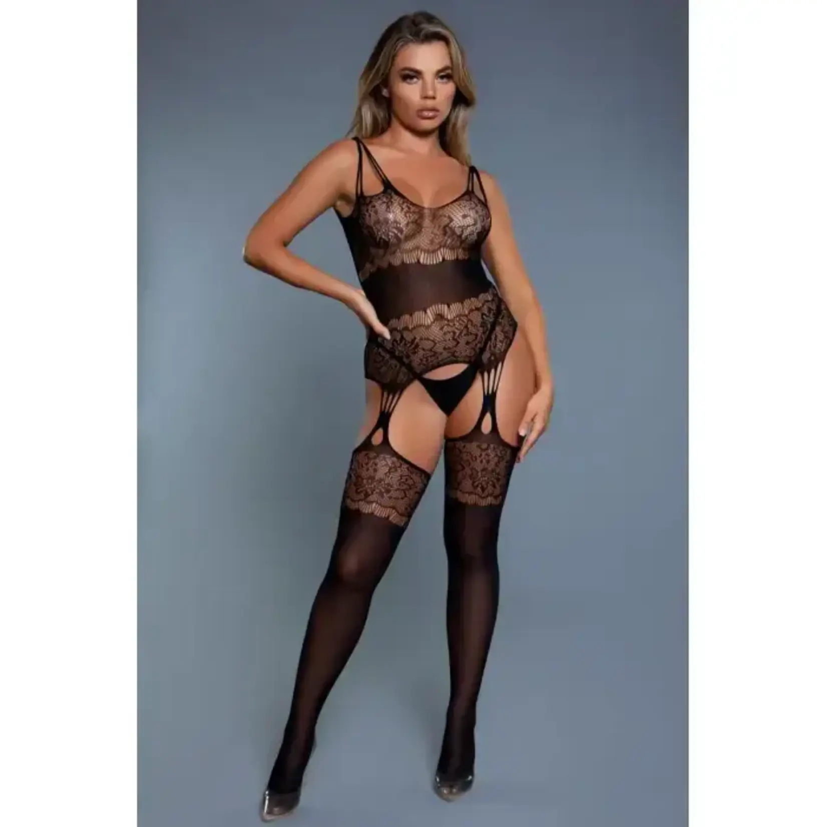 BE WICKED GOODNIGHT KISS BODYSTOCKING PLUS SIZE