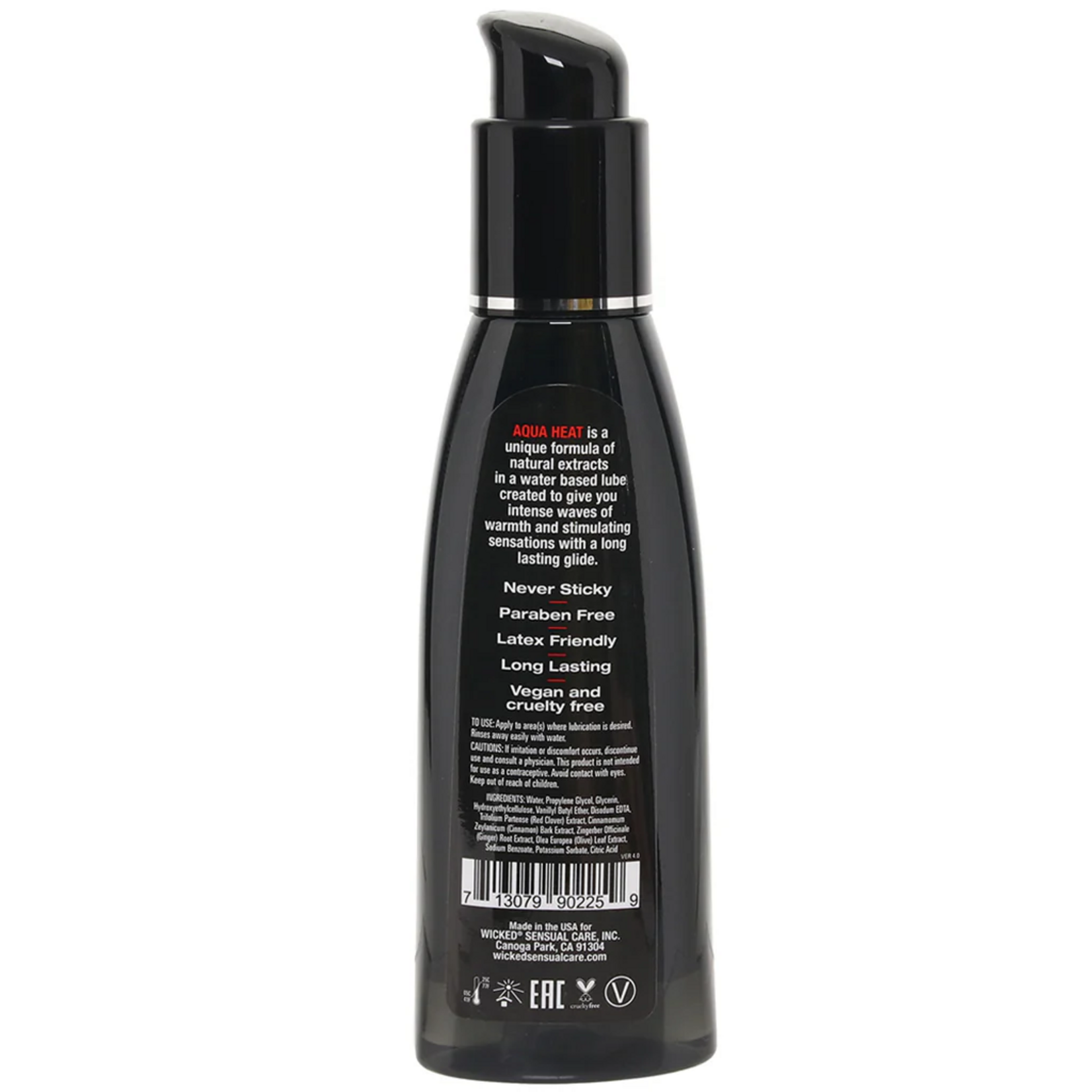 AQUA HEAT LUBE 4OZ/120ML IN WARMING